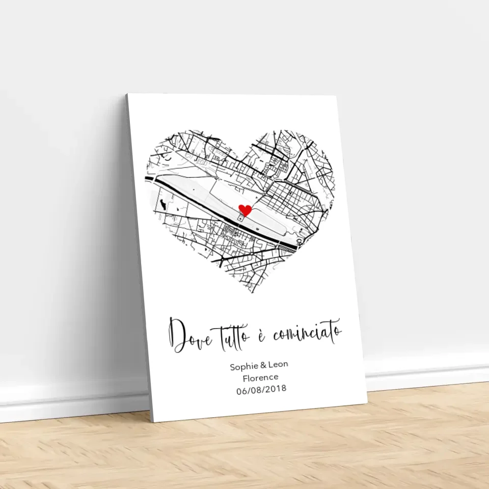 Tela personalizzata “Dove tutto è cominciato”