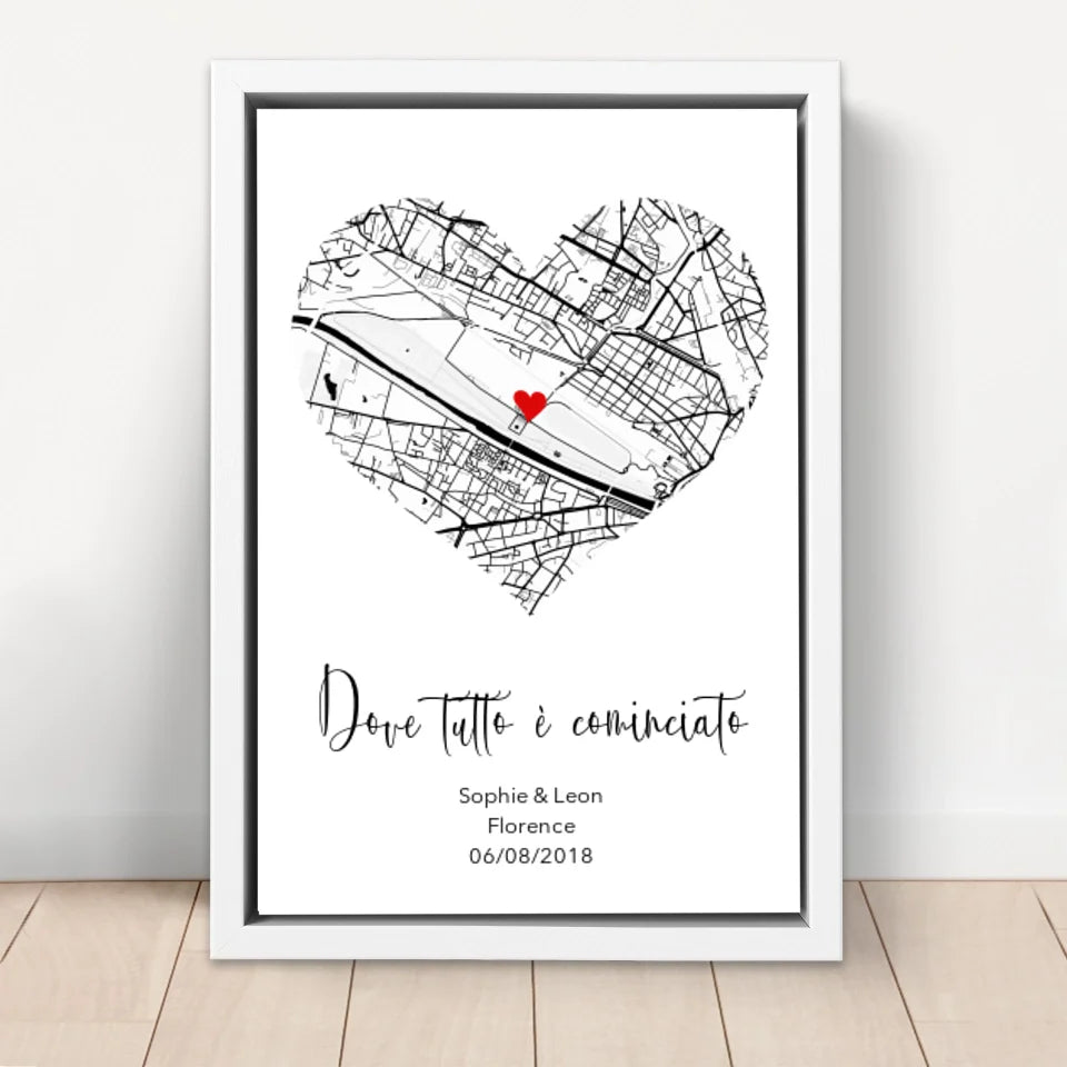 Tela personalizzata “Dove tutto è cominciato”