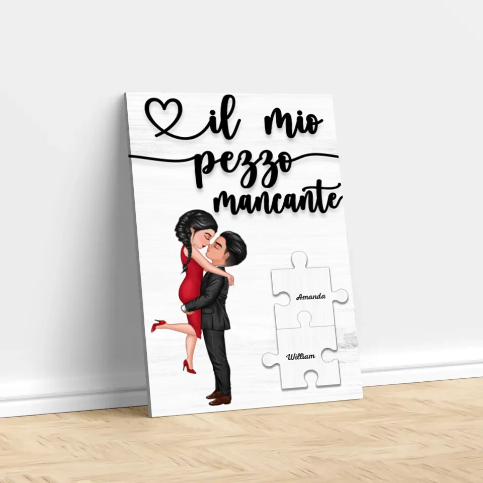 Tela personalizzata “Il pezzo mancante”