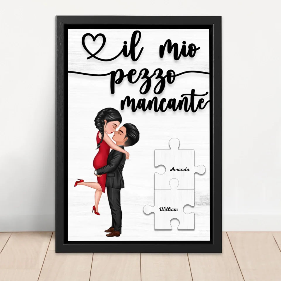 Tela personalizzata “Il pezzo mancante”