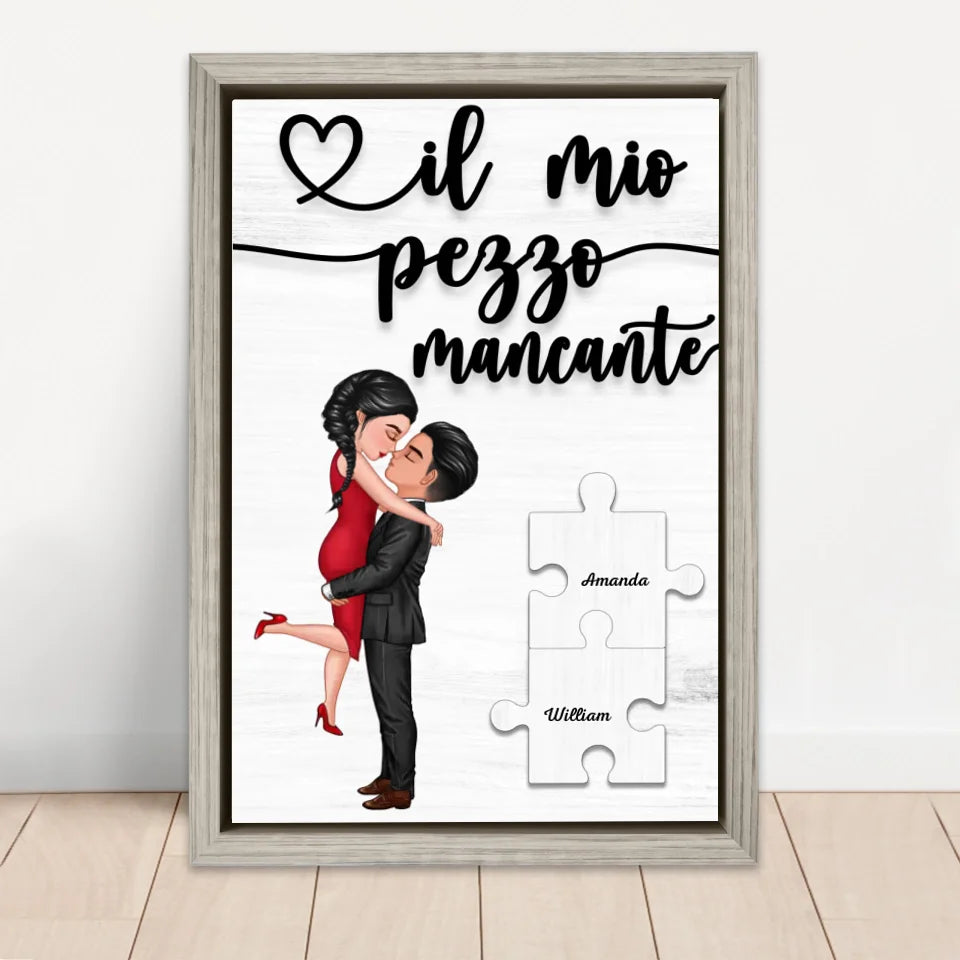 Tela personalizzata “Il pezzo mancante”