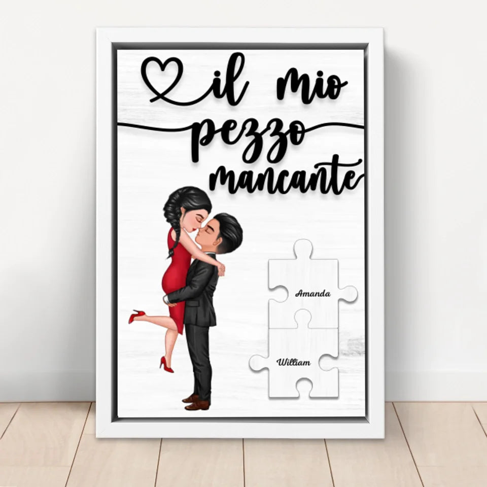 Tela personalizzata “Il pezzo mancante”