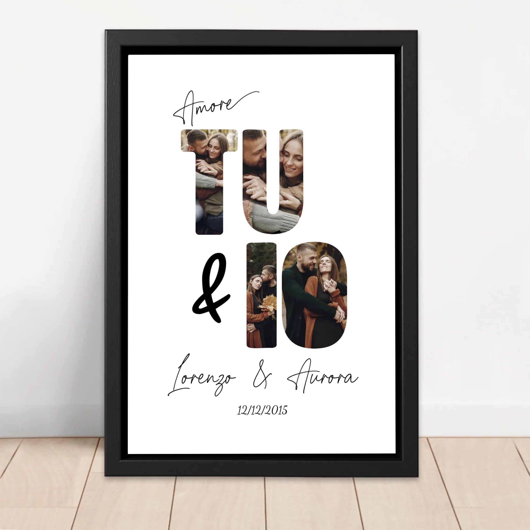 Tela personalizzata “Io e te”