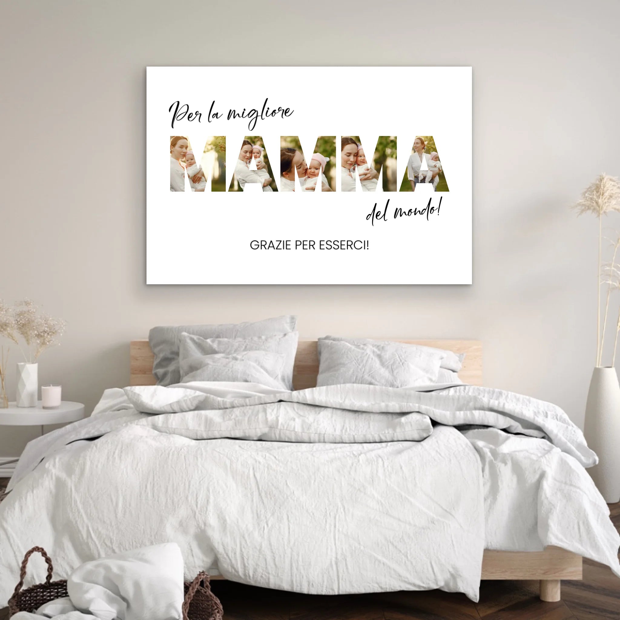 Tela personalizzata “Per la migliore mamma del mondo”