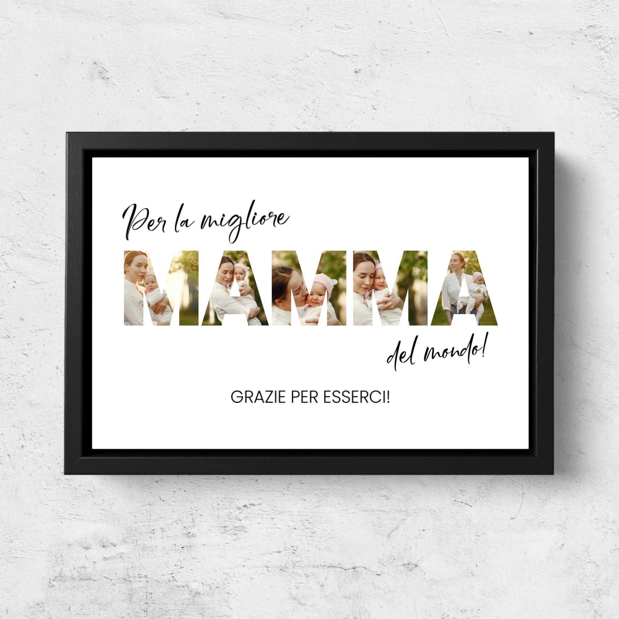 Tela personalizzata “Per la migliore mamma del mondo”