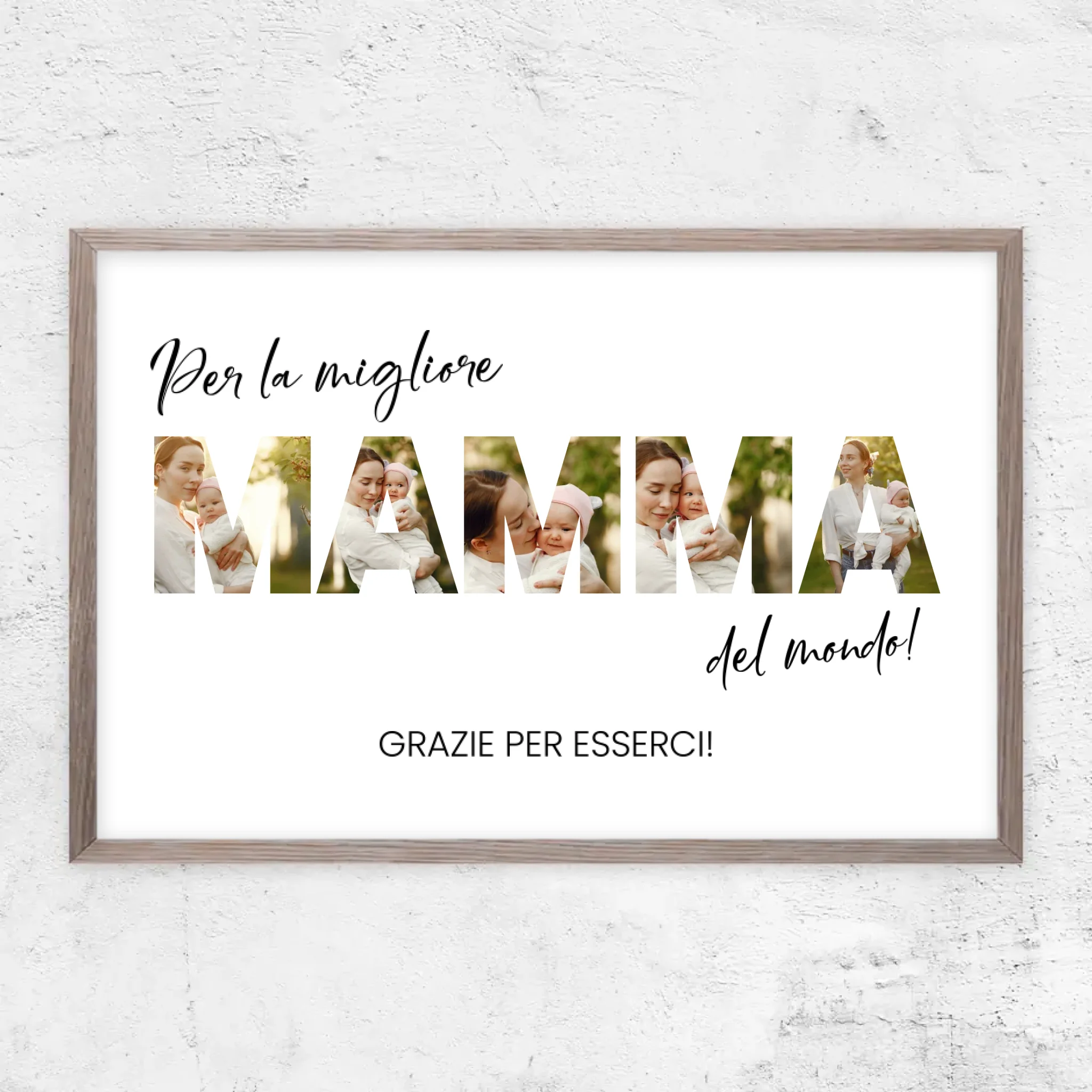 Poster personalizzato “Per la migliore mamma del mondo”