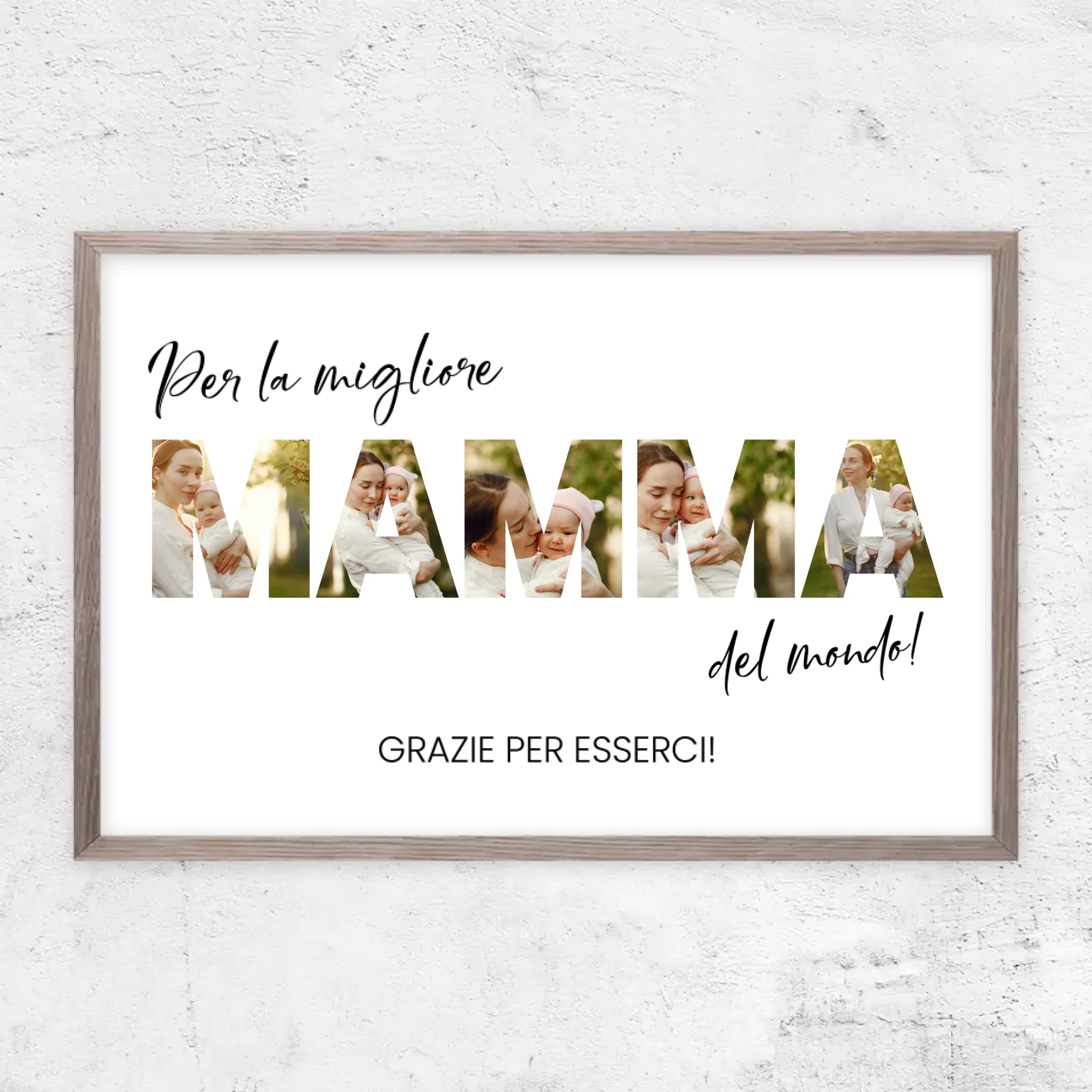 Poster personalizzato “Per la migliore mamma del mondo”