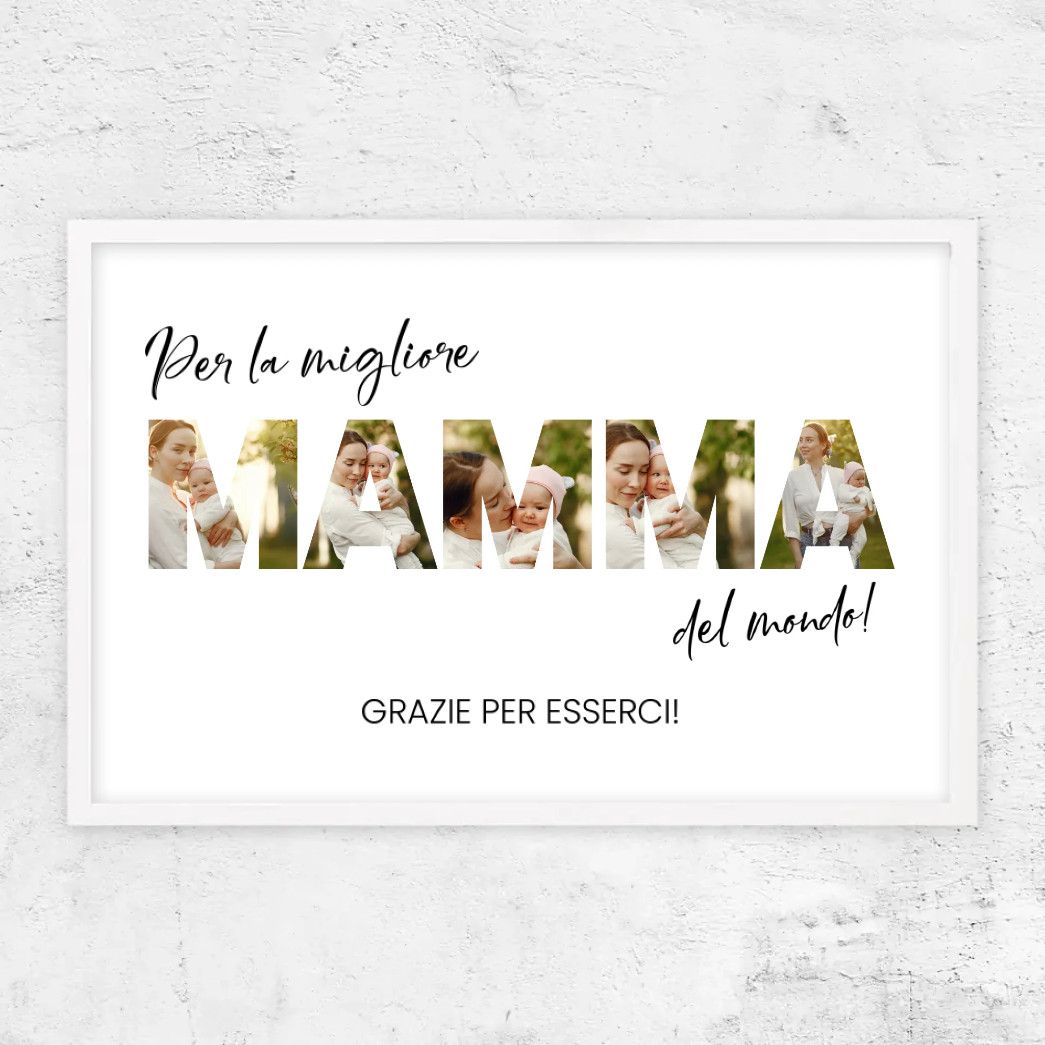 Poster personalizzato “Per la migliore mamma del mondo”