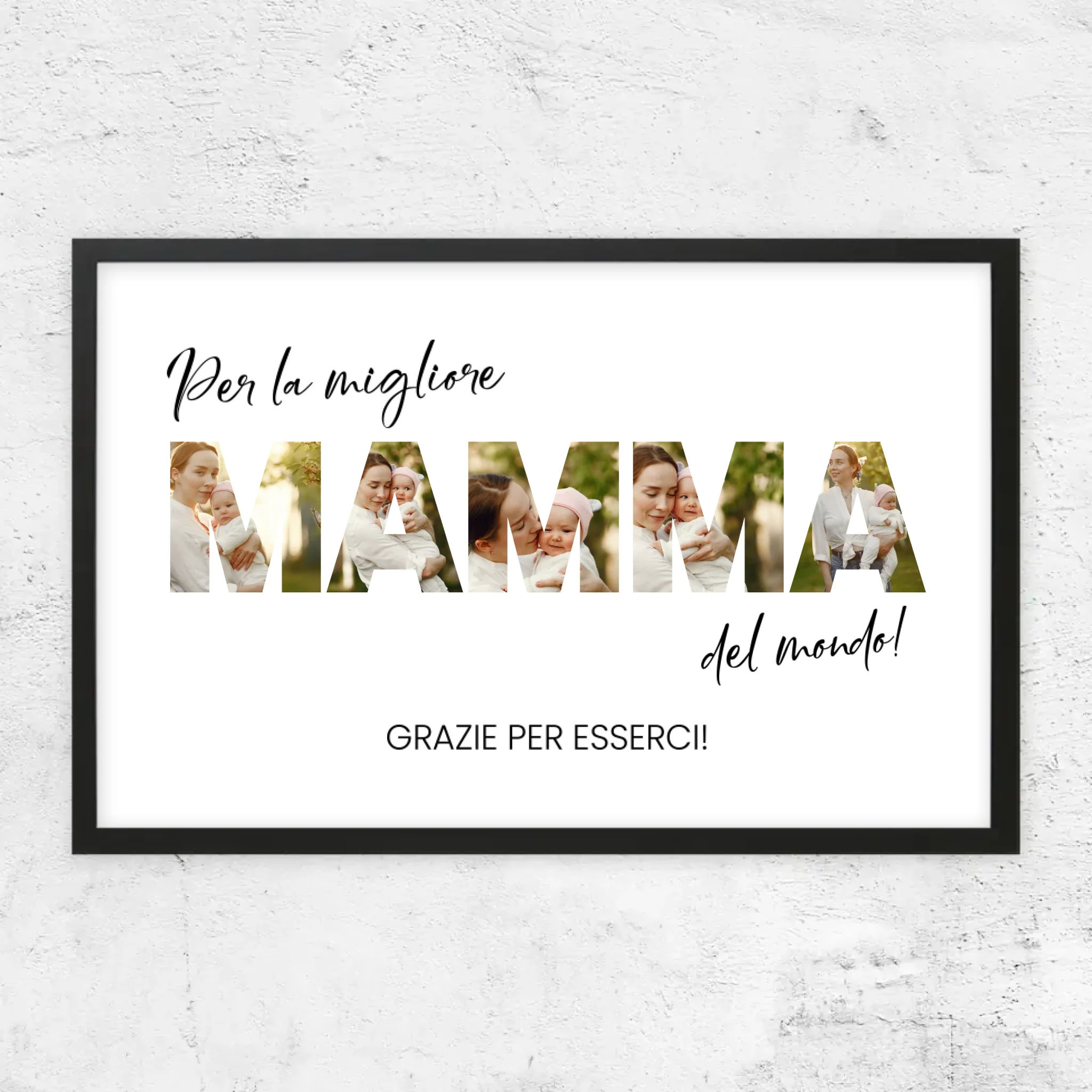 Poster personalizzato “Per la migliore mamma del mondo”