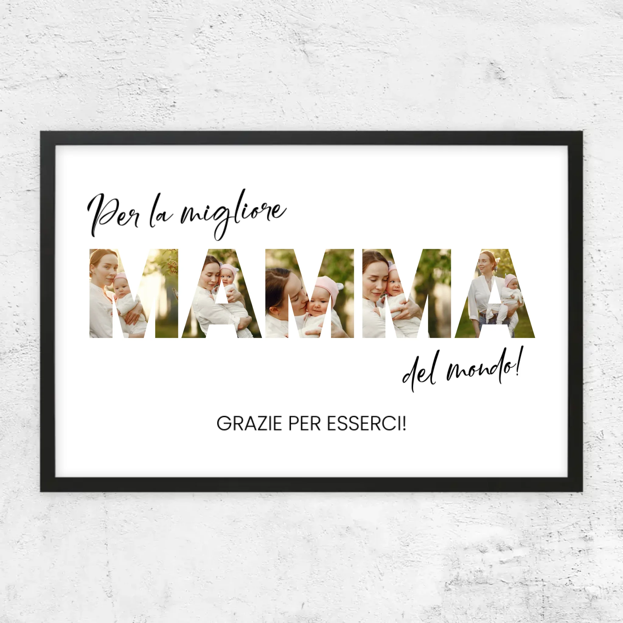 Poster personalizzato “Per la migliore mamma del mondo”