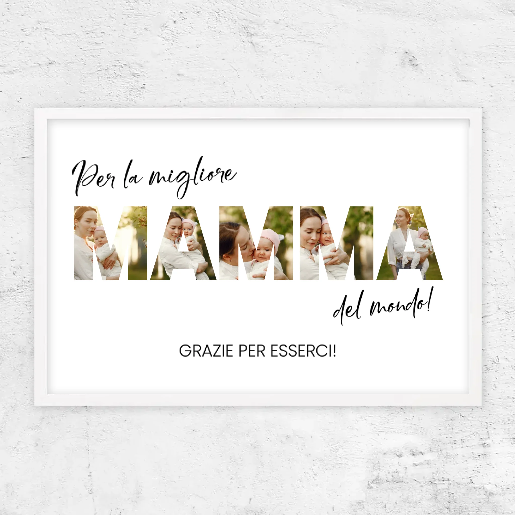 Poster personalizzato “Per la migliore mamma del mondo”