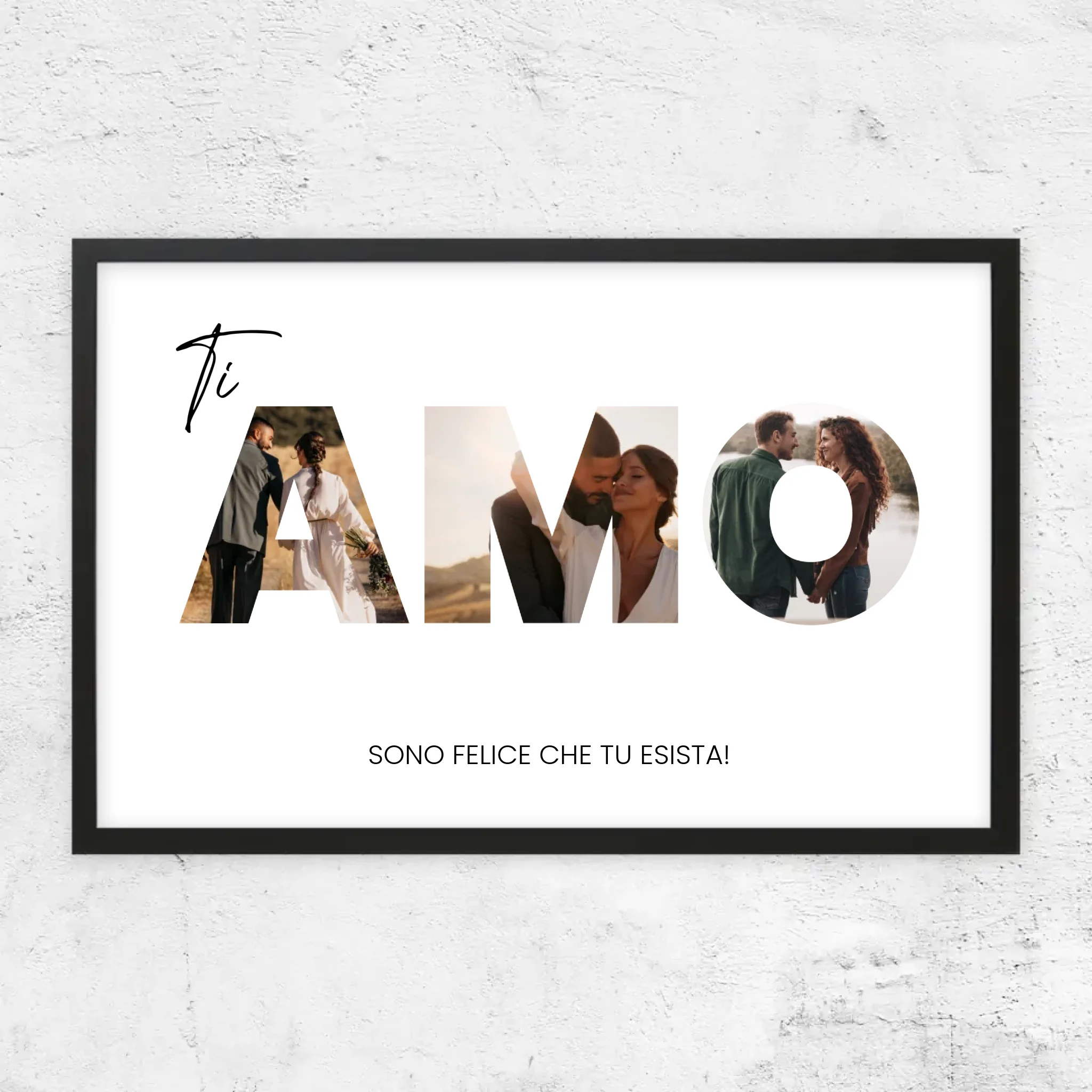 Poster personalizzato “Ti amo - con foto”