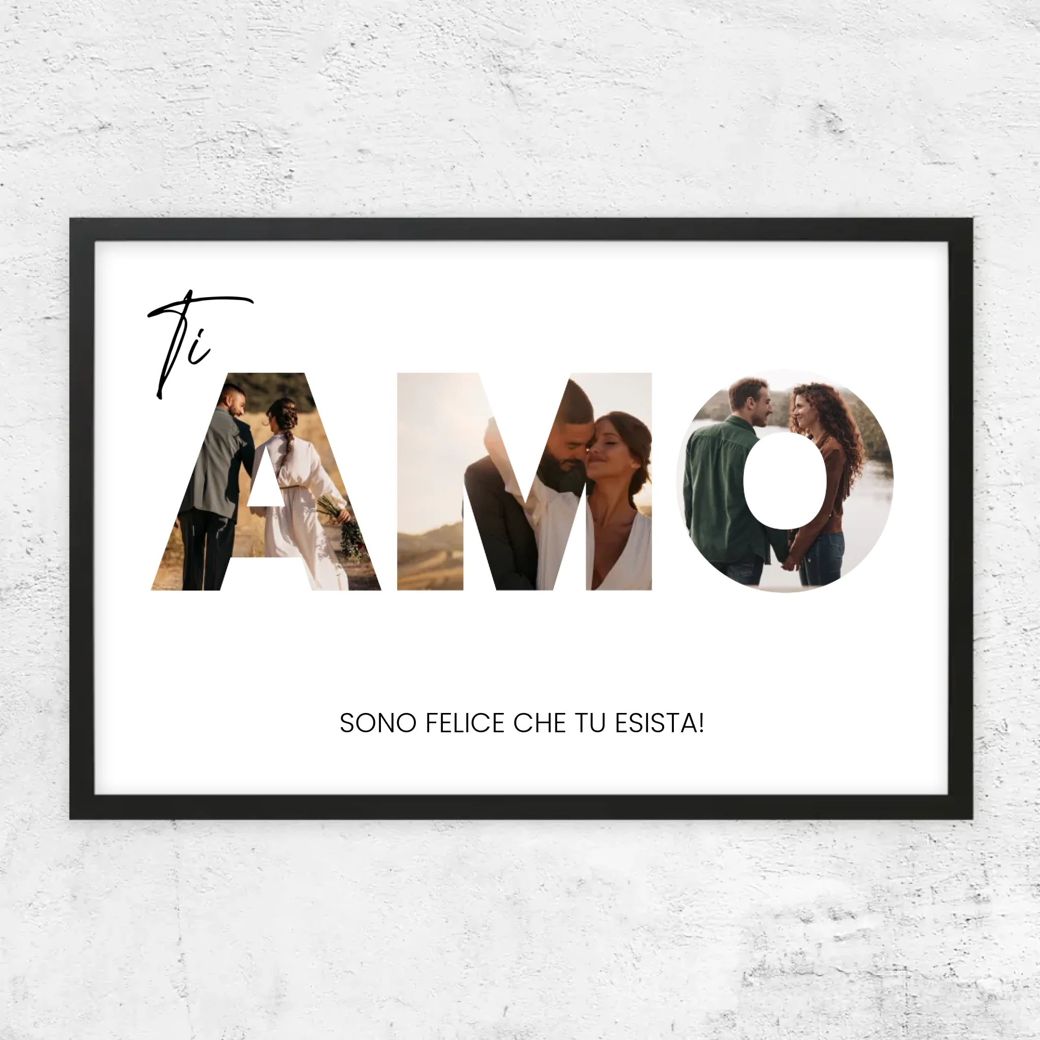 Poster personalizzato “Ti amo - con foto”