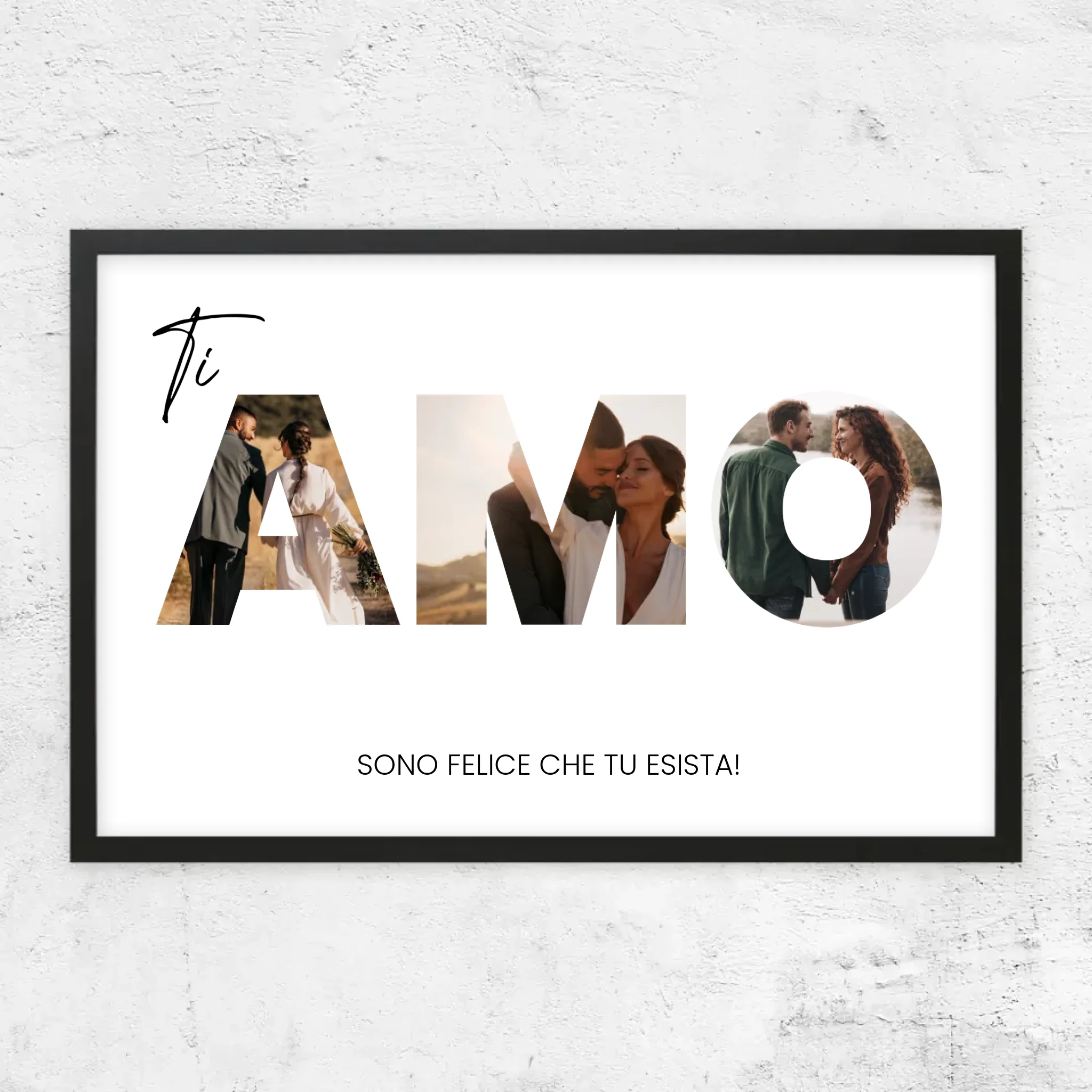 Poster personalizzato “Ti amo - con foto”