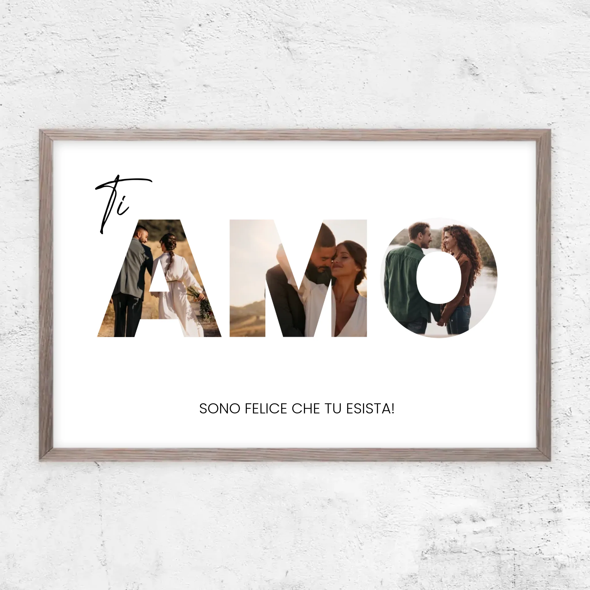 Poster personalizzato “Ti amo - con foto”