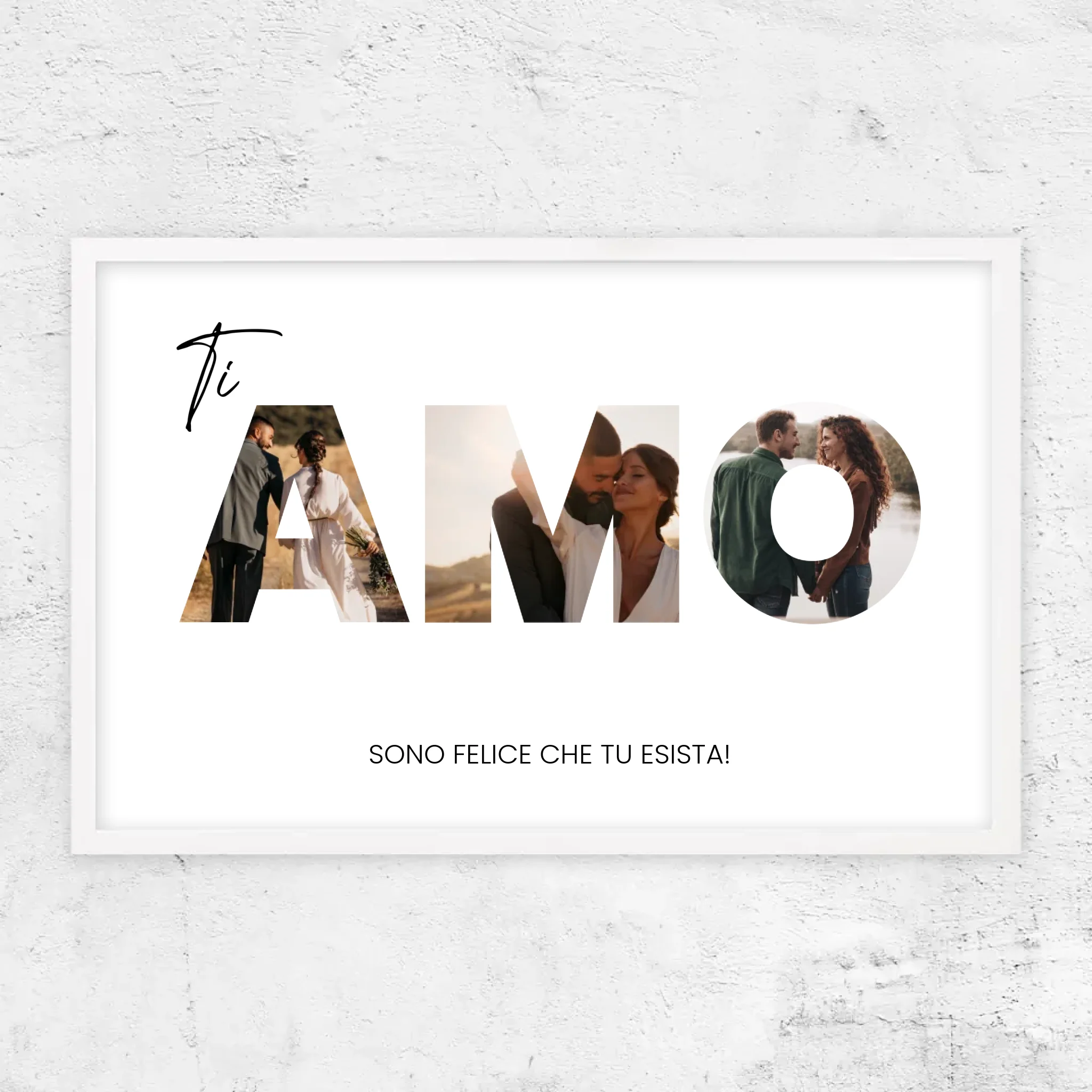 Poster personalizzato “Ti amo - con foto”