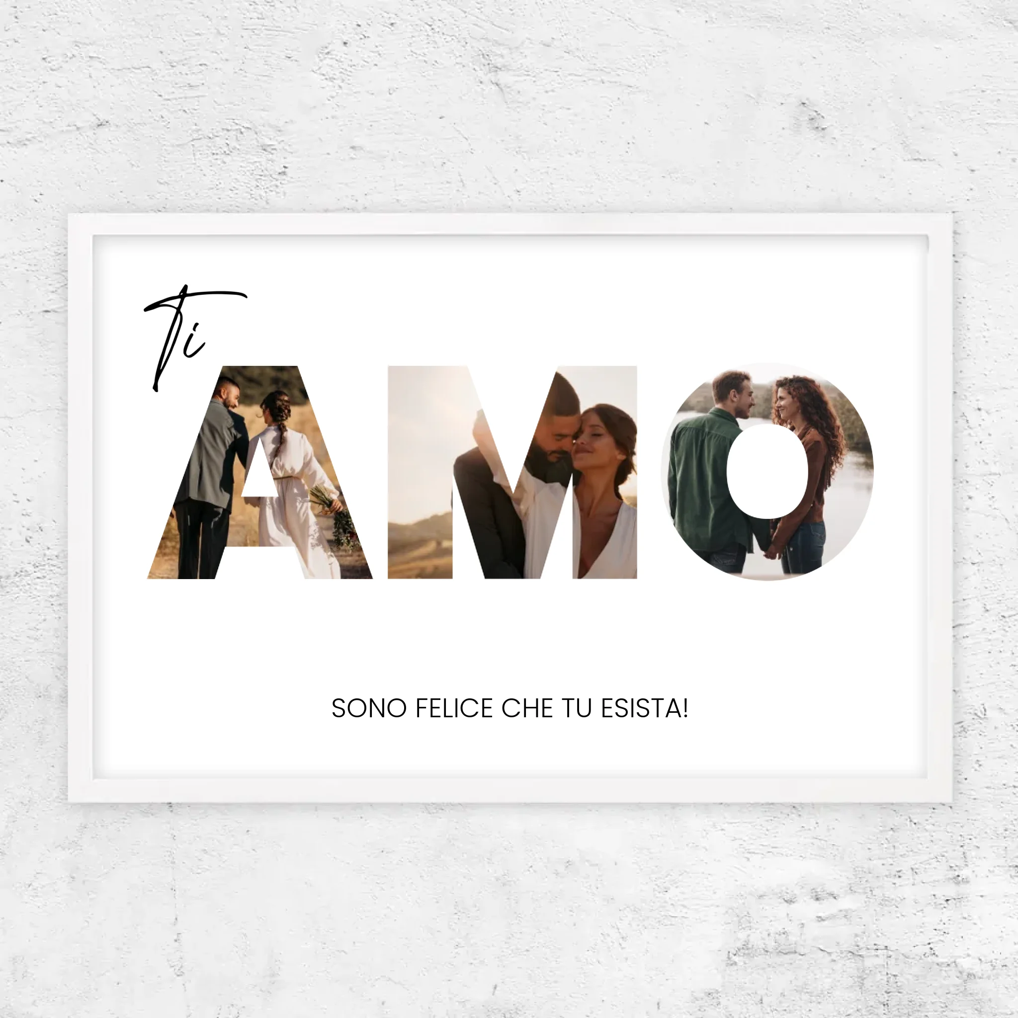Poster personalizzato “Ti amo - con foto”