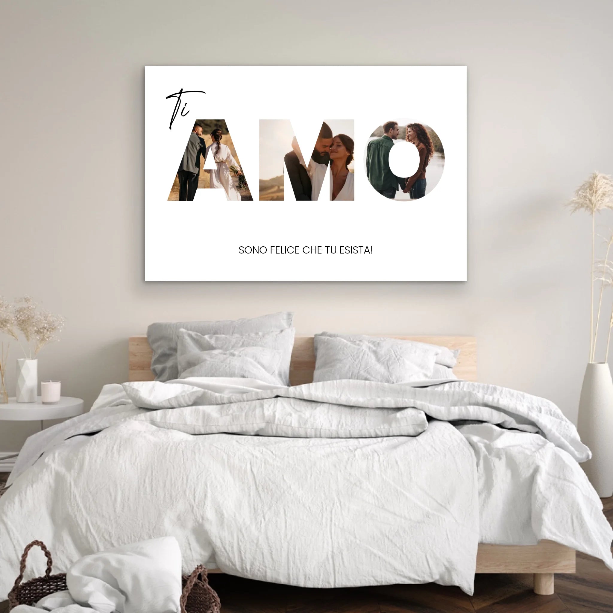 Tela personalizzata “Ti amo - con foto”
