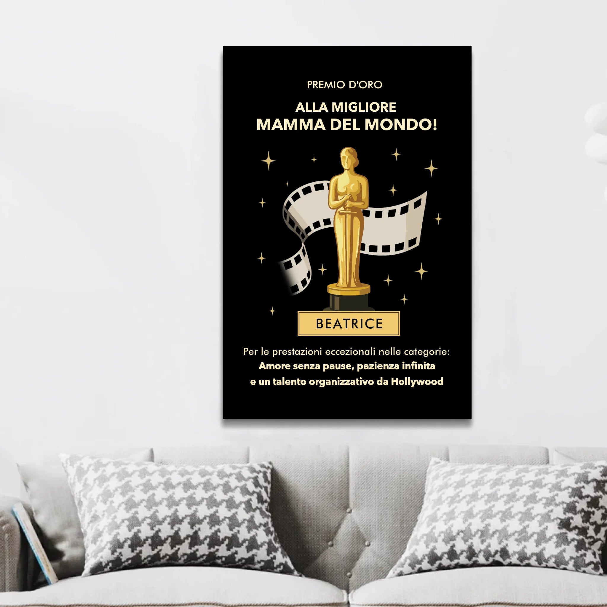 Tela personalizzata "Premio d’Oro"