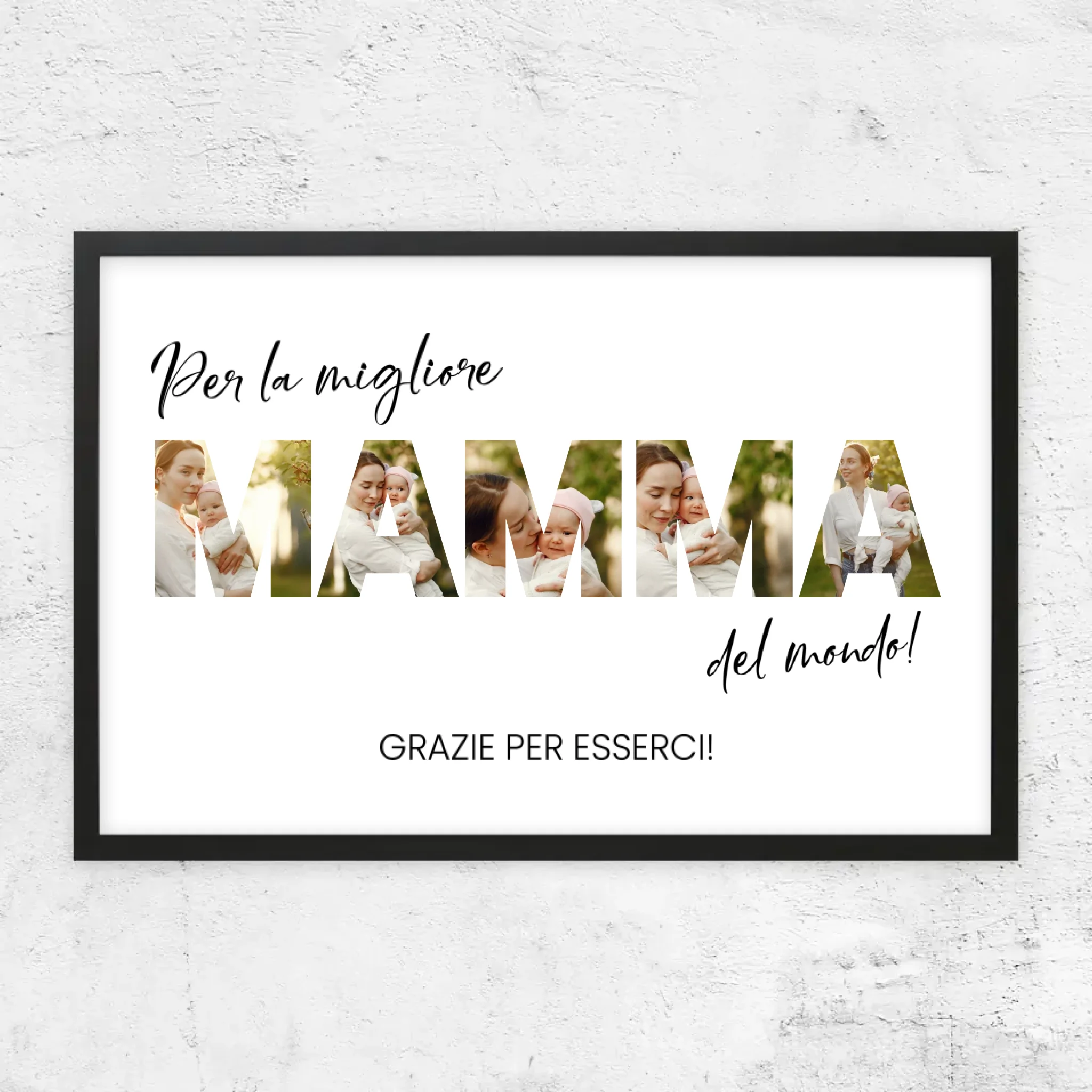 Poster personalizzato “Per la migliore mamma del mondo”