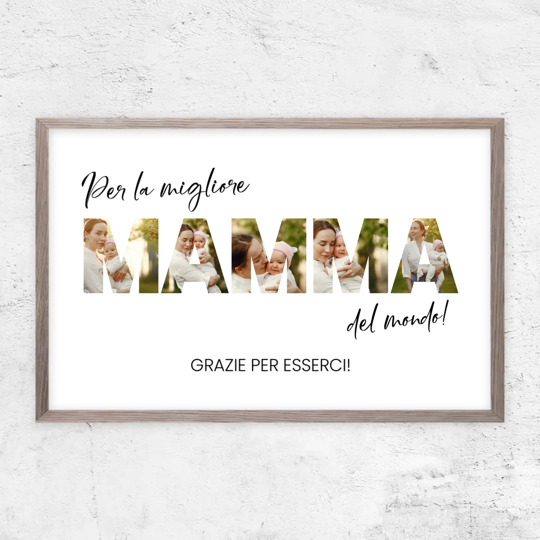 Poster personalizzato “Per la migliore mamma del mondo”