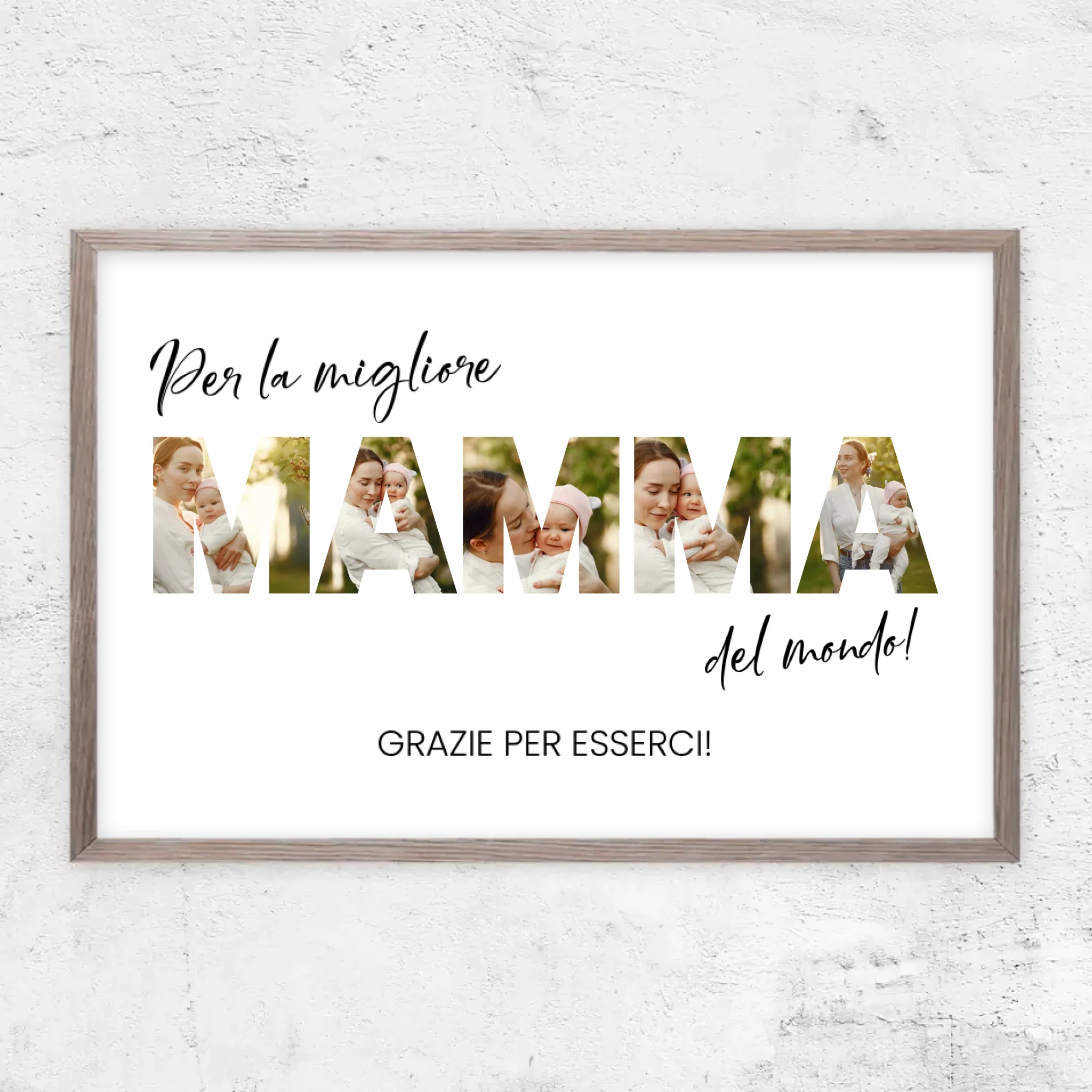 Poster personalizzato “Per la migliore mamma del mondo”