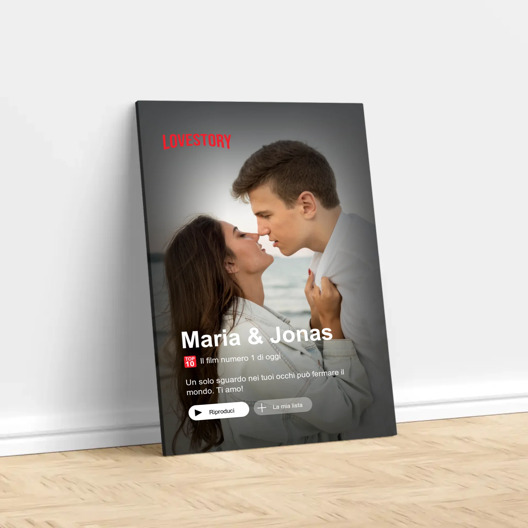 Tela personalizzata “La nostra copertina”