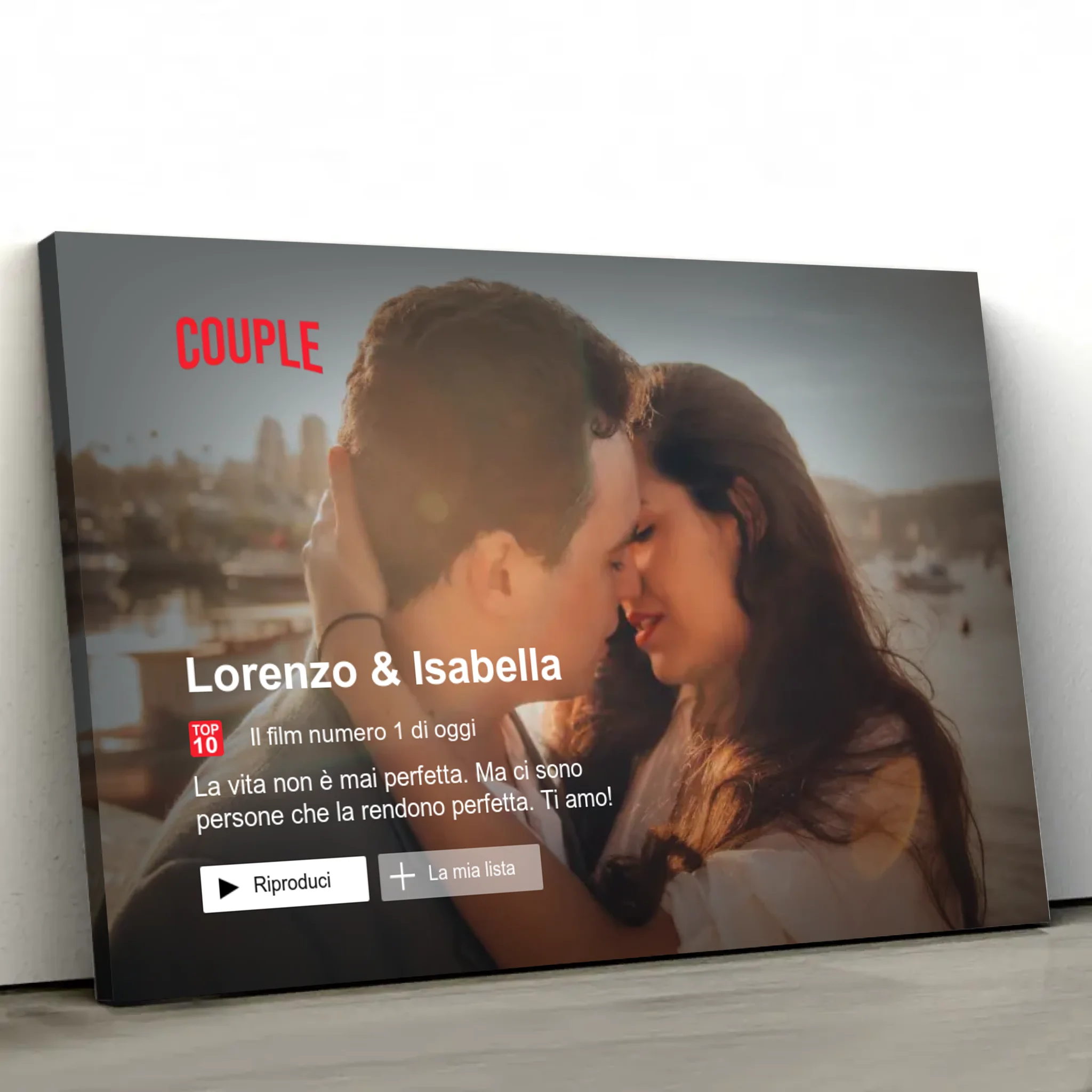 Tela personalizzata “Lovestory"