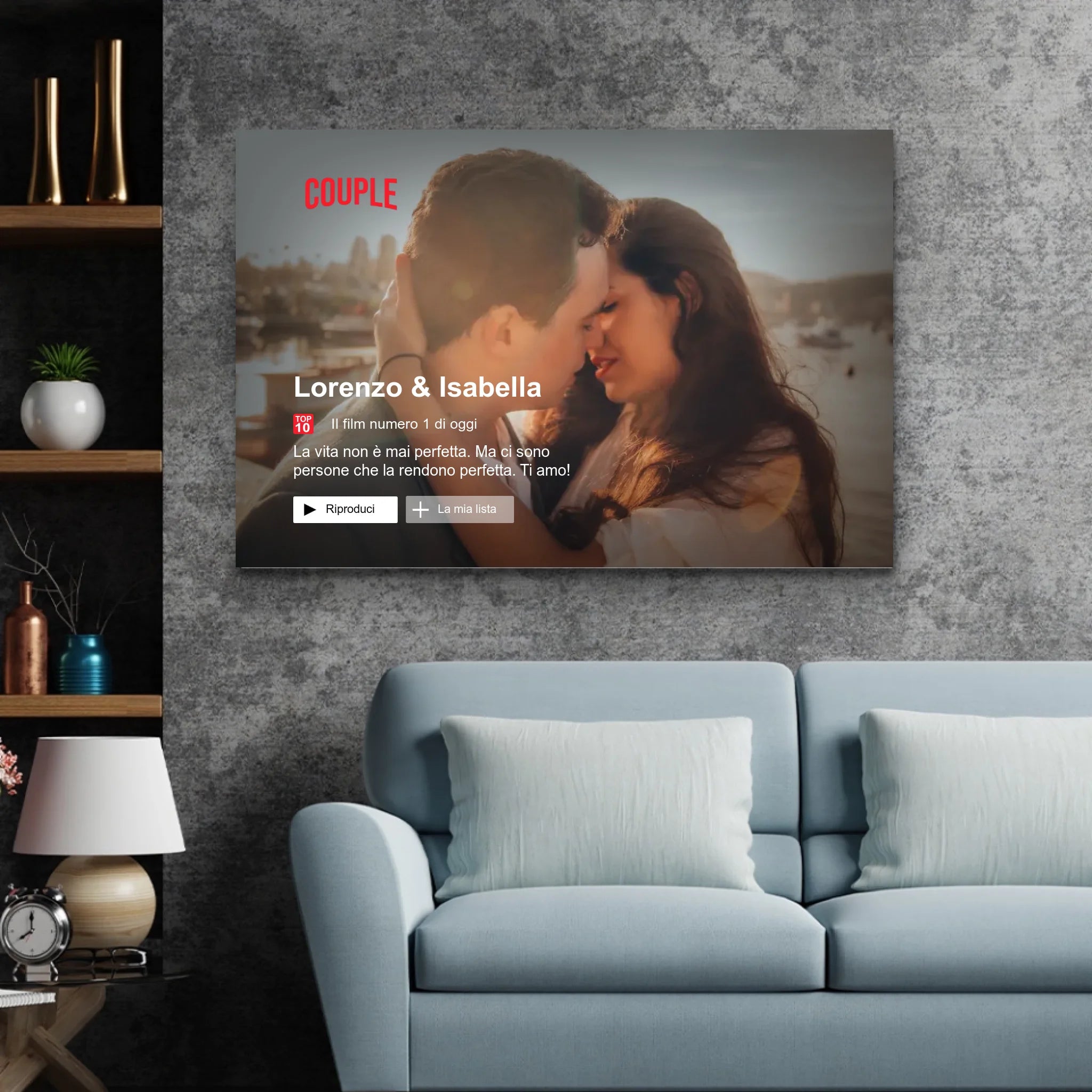 Tela personalizzata “Lovestory"