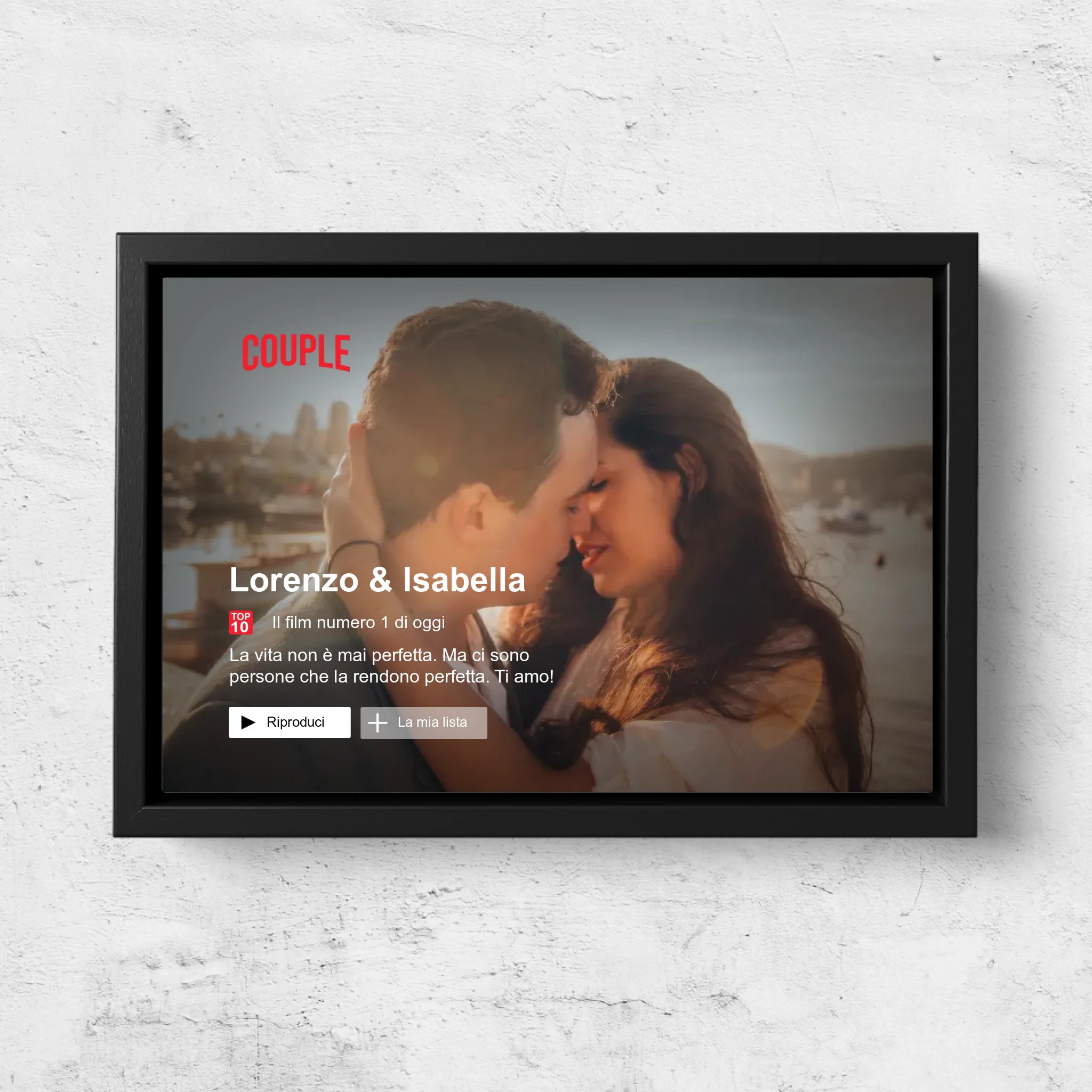 Tela personalizzata “Lovestory"