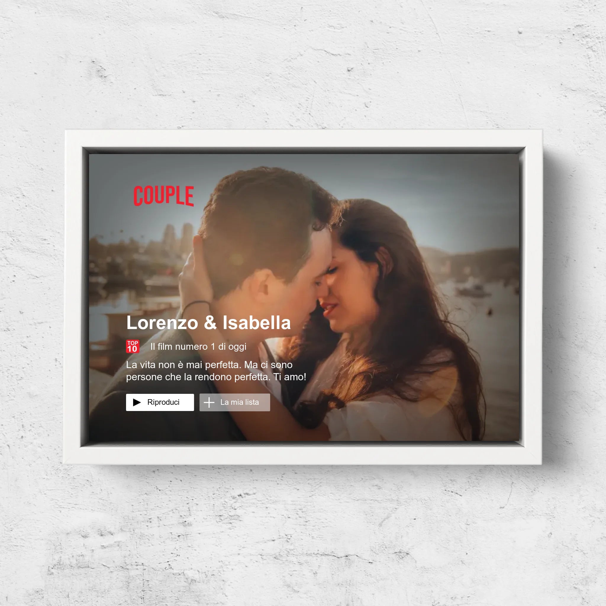 Tela personalizzata “Lovestory"