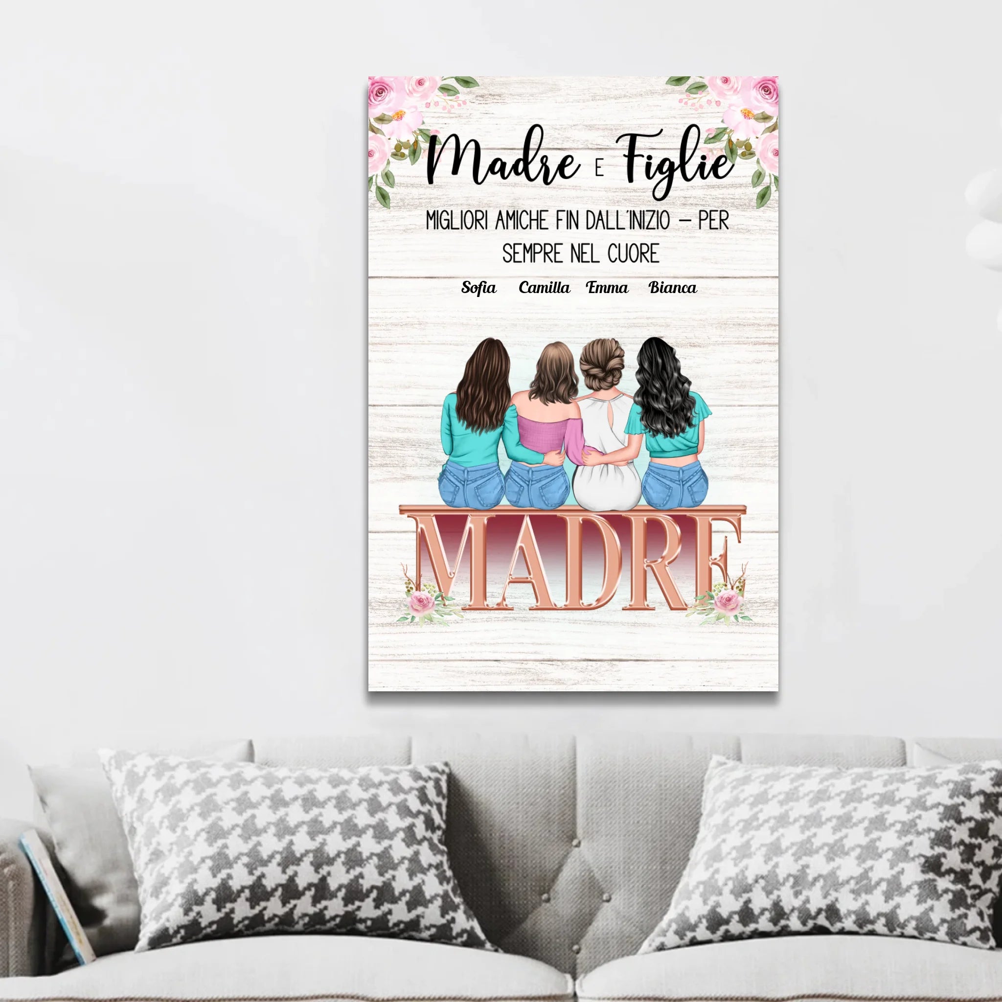 Tela personalizzata "Madre e figlia"