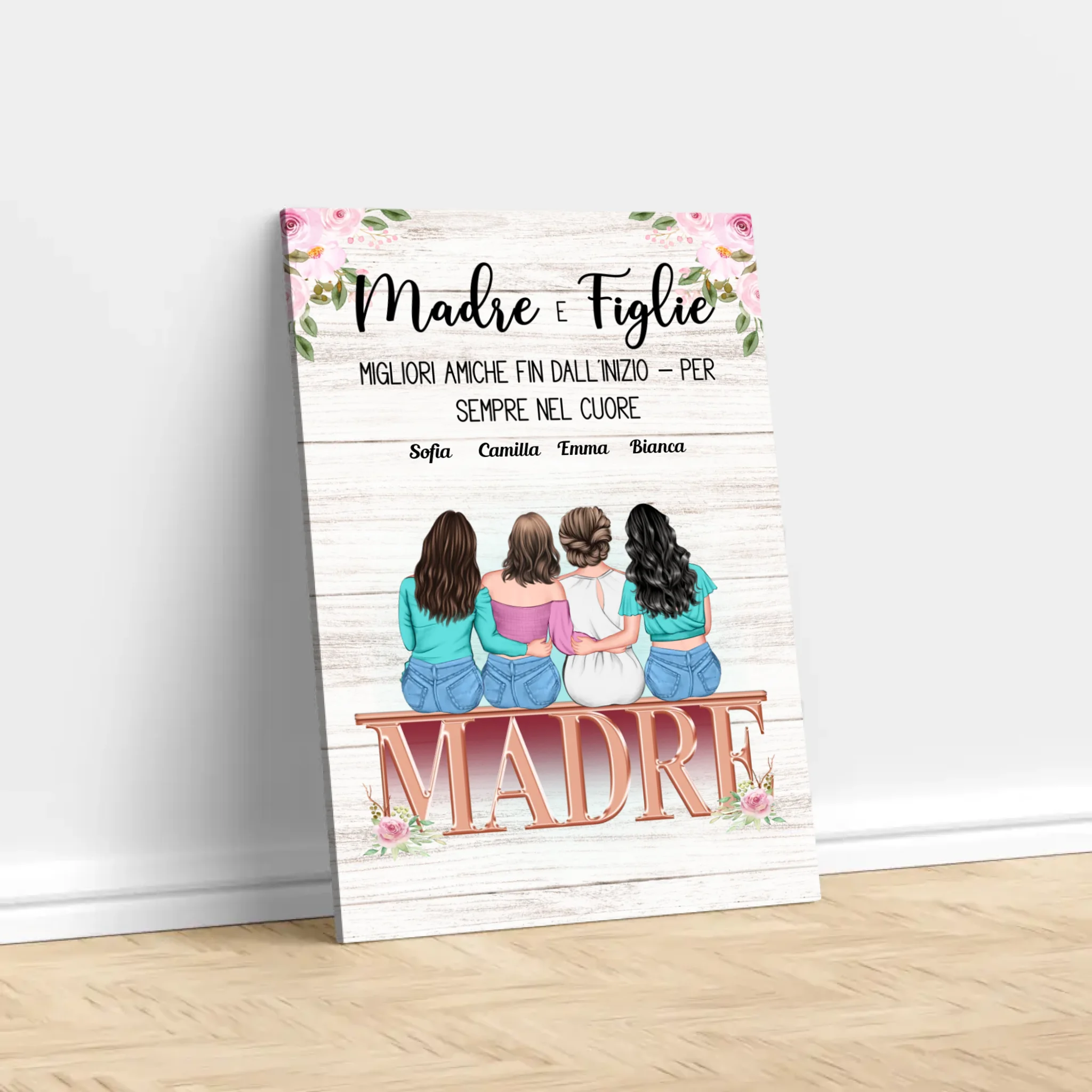 Tela personalizzata "Madre e figlia"