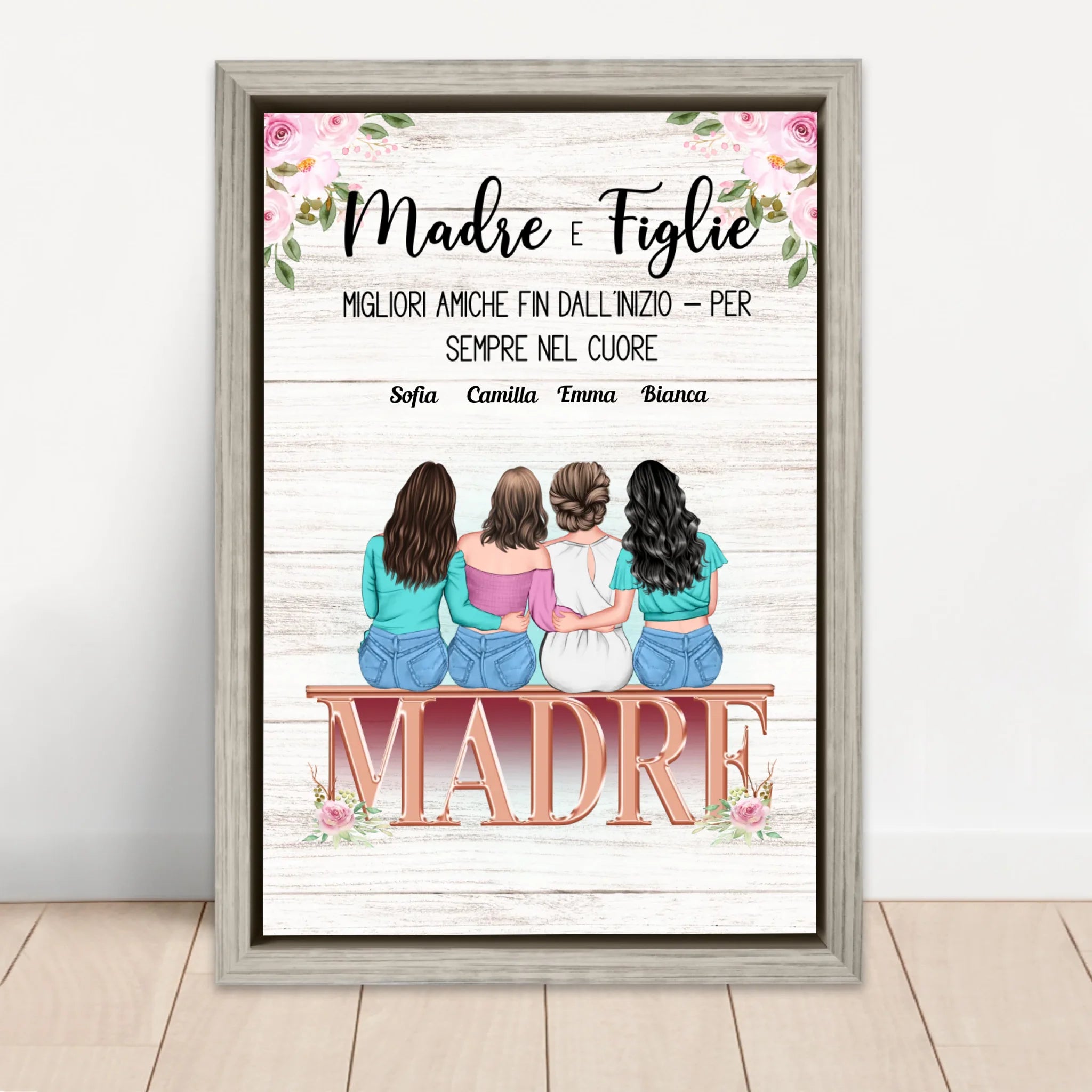 Tela personalizzata "Madre e figlia"