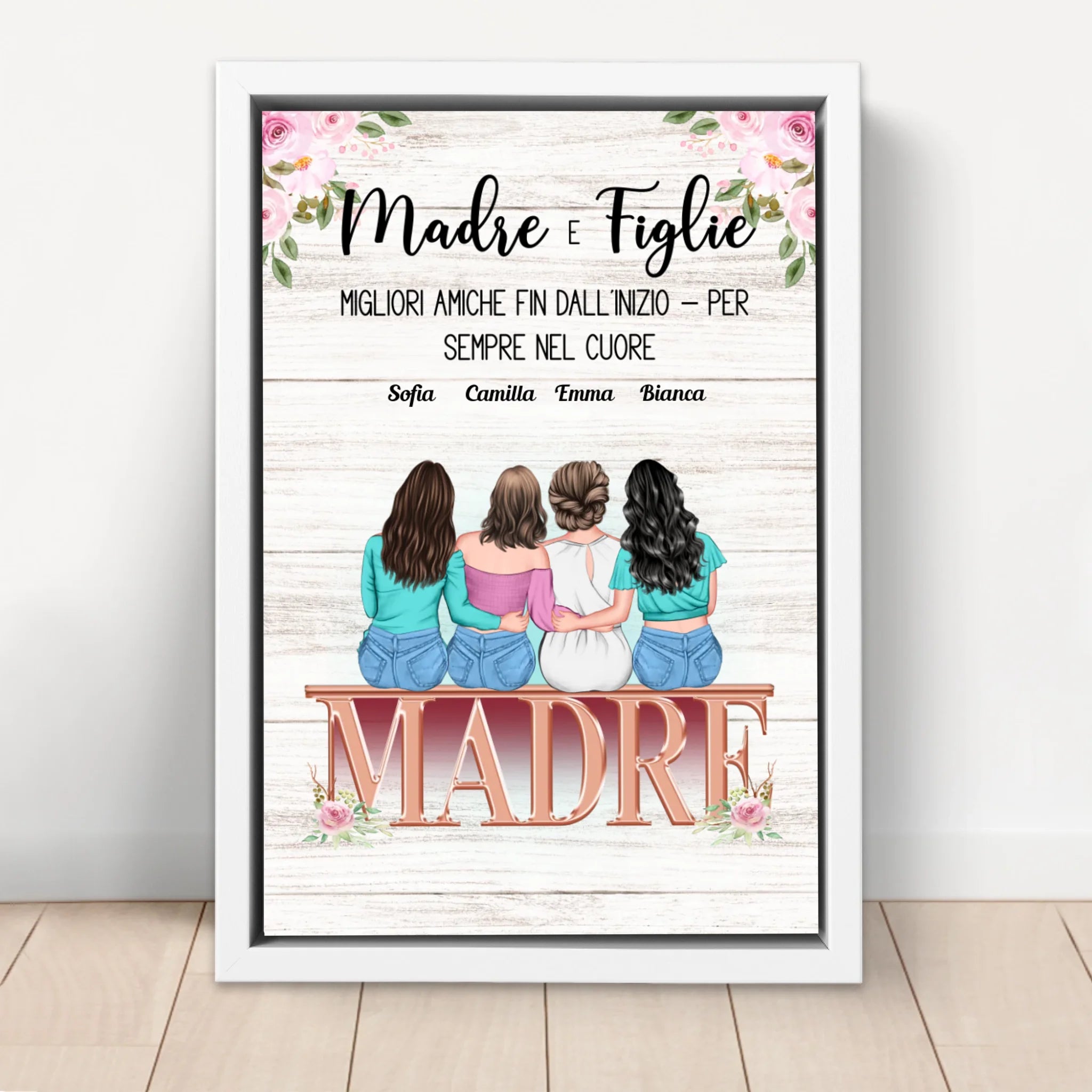 Tela personalizzata "Madre e figlia"