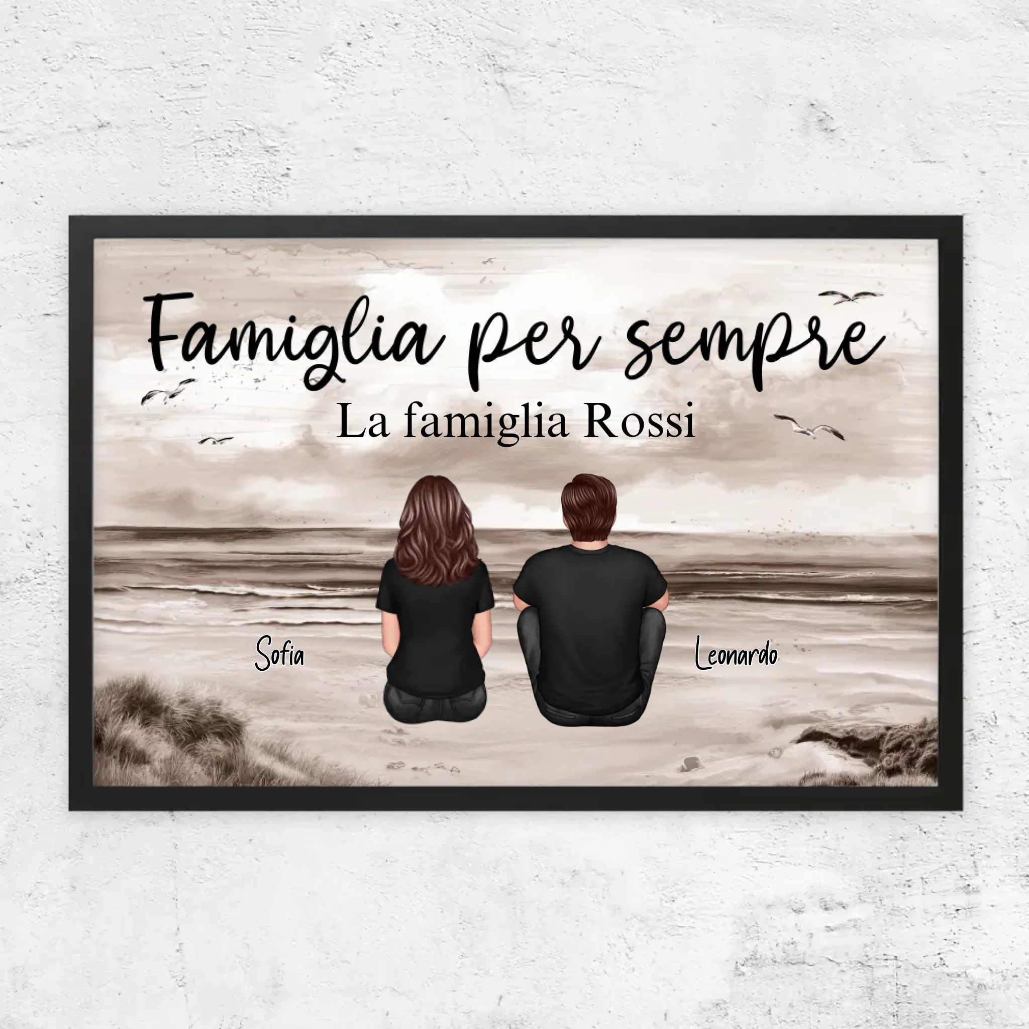 Poster personalizzato "Famiglia per sempre"