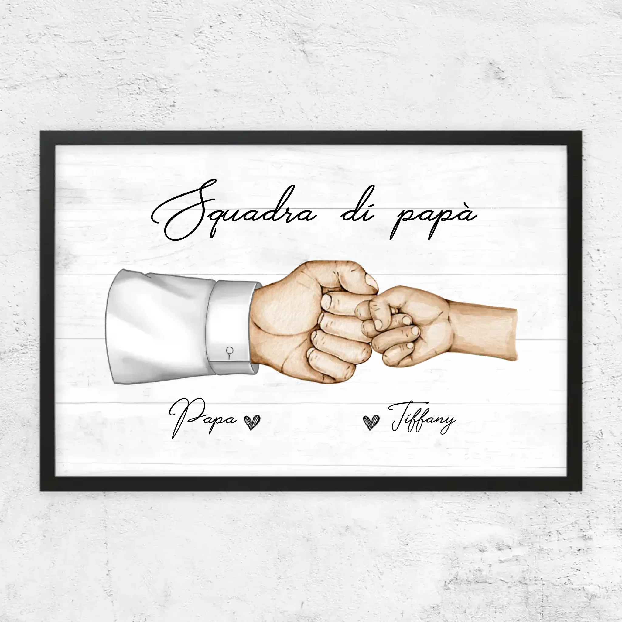 Poster personalizzato "La Squadra di Papà"