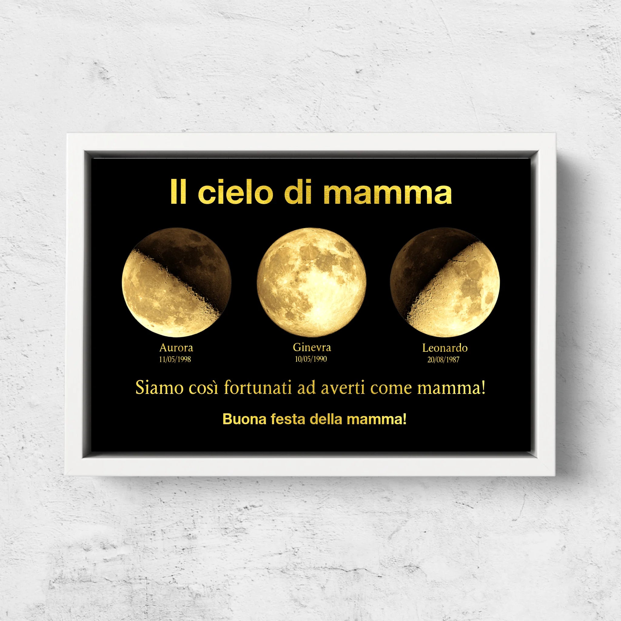 Tela personalizzata "L'universo della mamma"