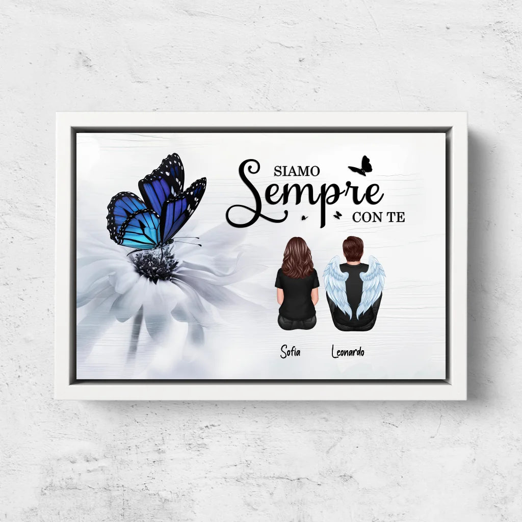 Tela personalizzata “Siamo sempre con te”