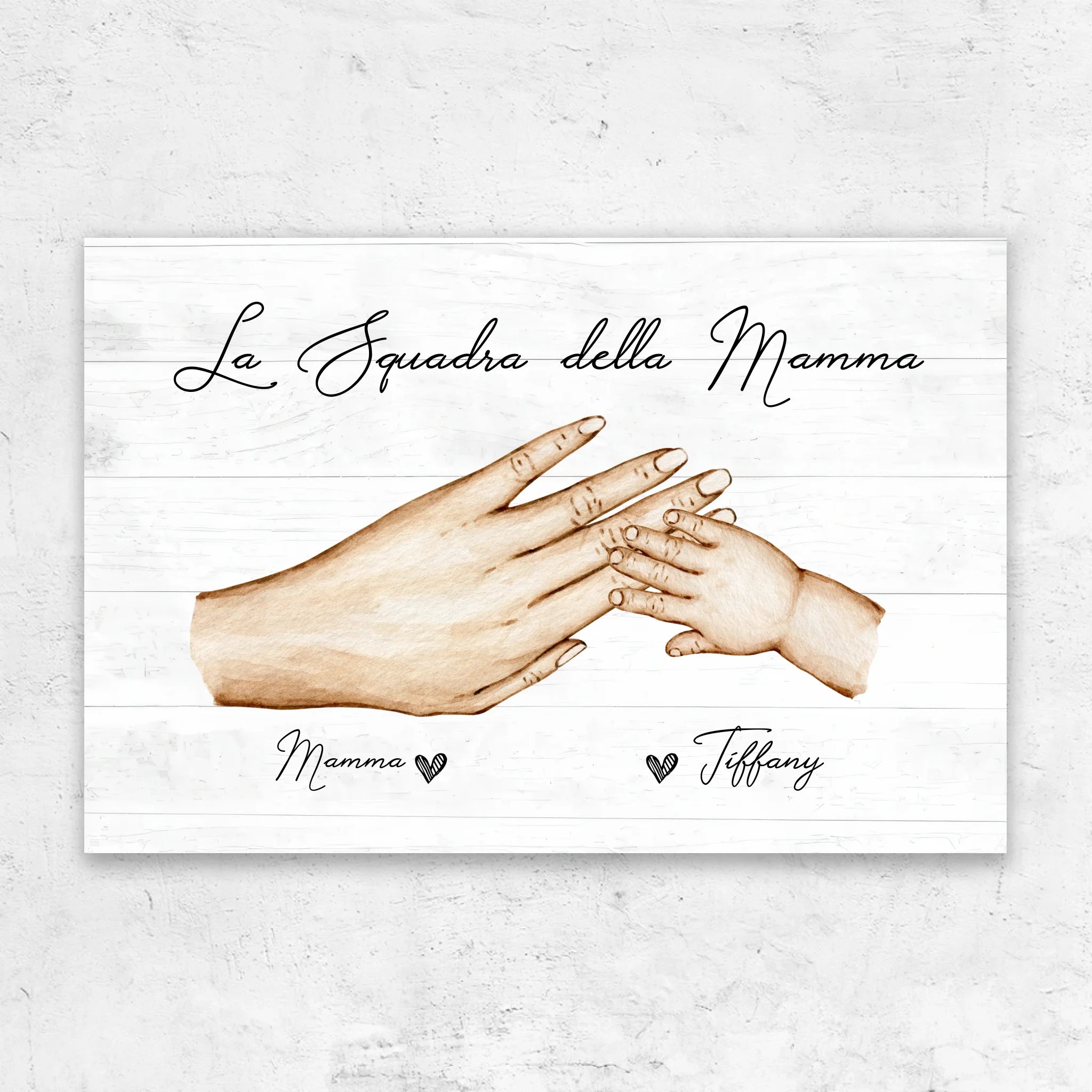 Tela personalizzata "La squadra di mamma"