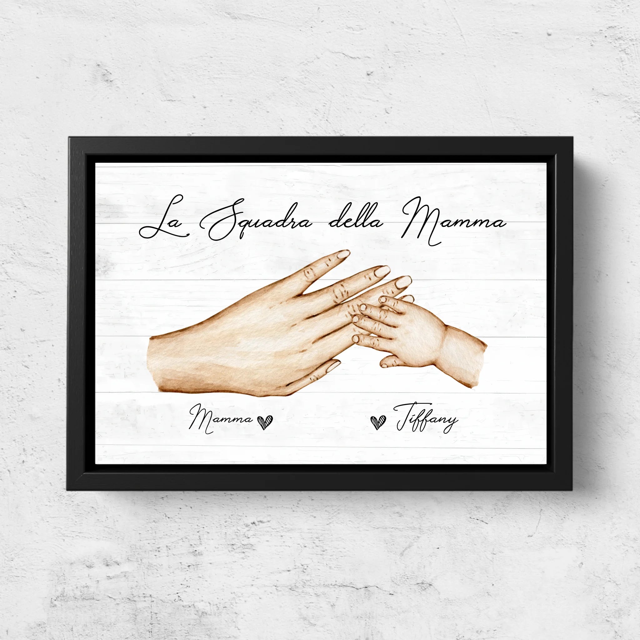 Tela personalizzata "La squadra di mamma"
