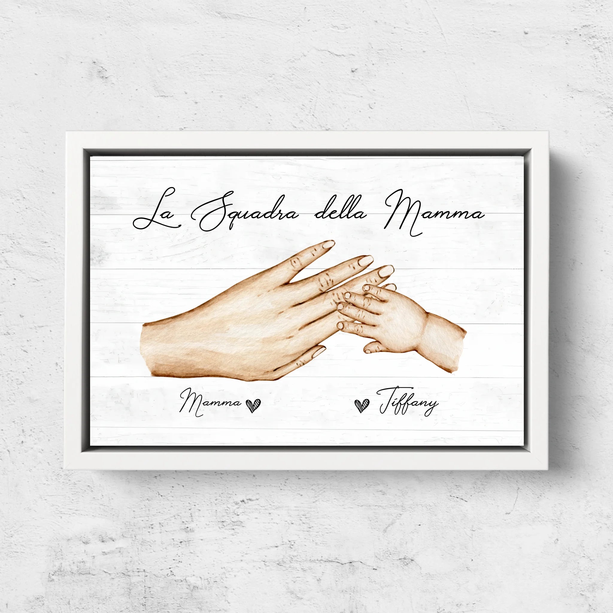 Tela personalizzata "La squadra di mamma"