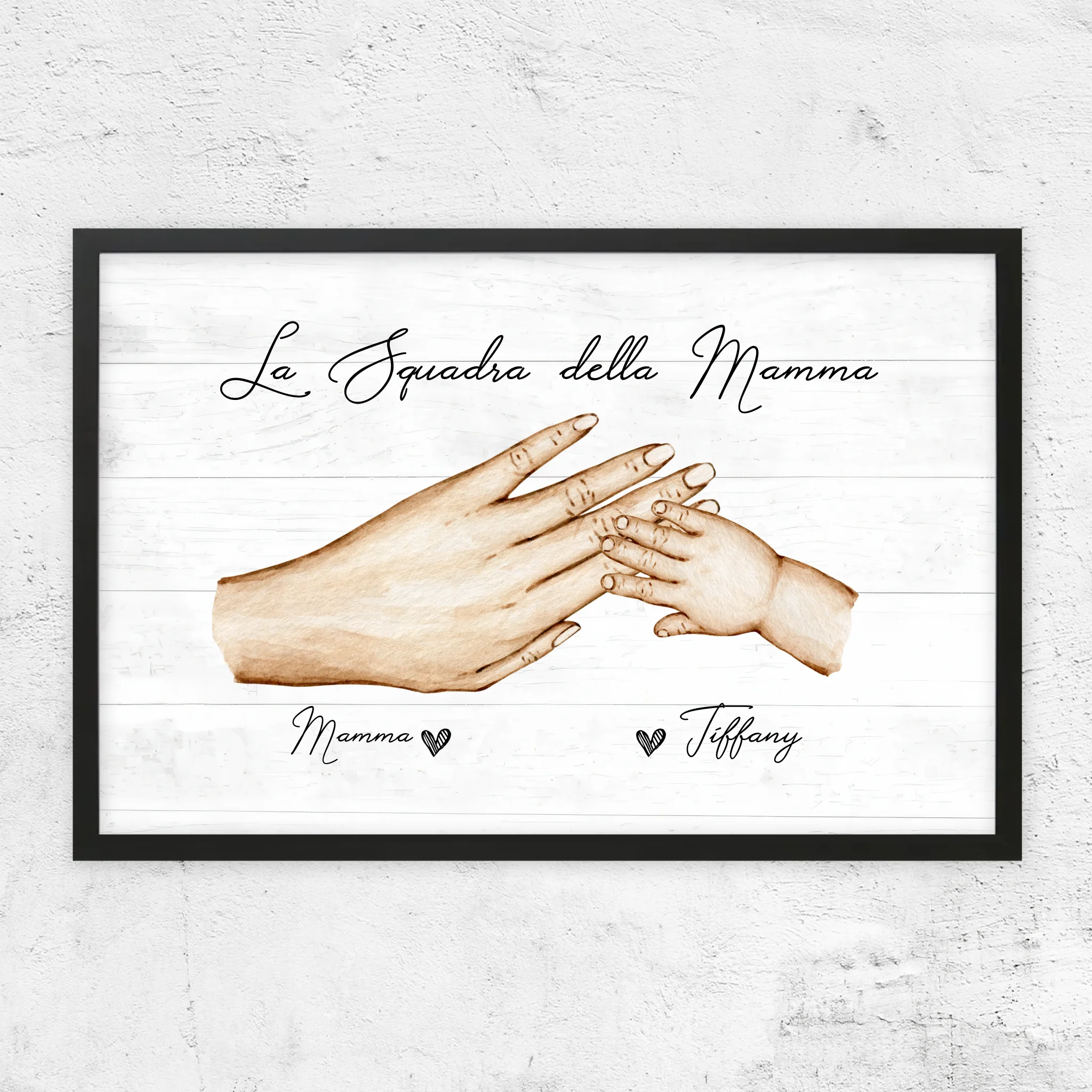 Poster personalizzato "La squadra di mamma"