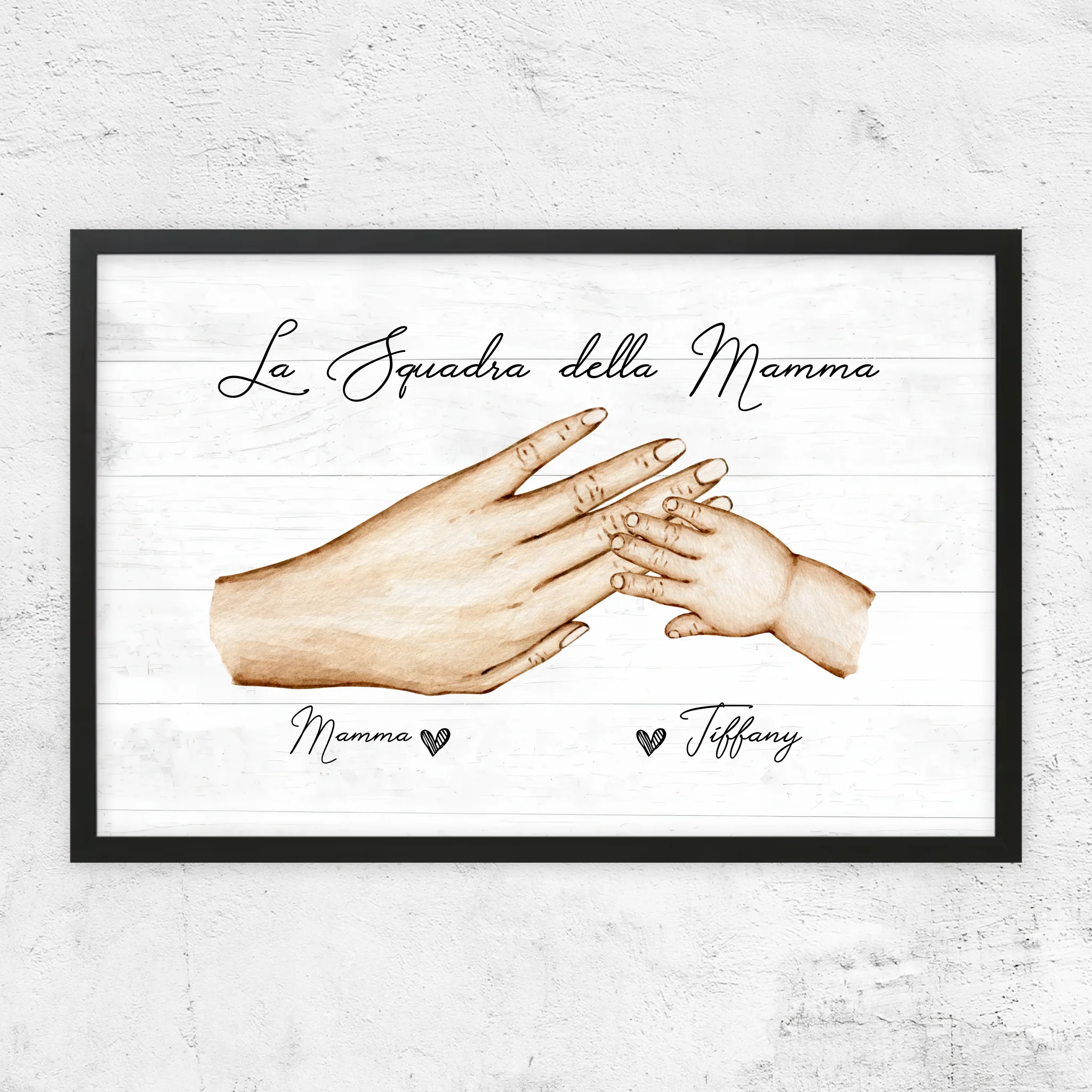 Poster personalizzato "La squadra di mamma"