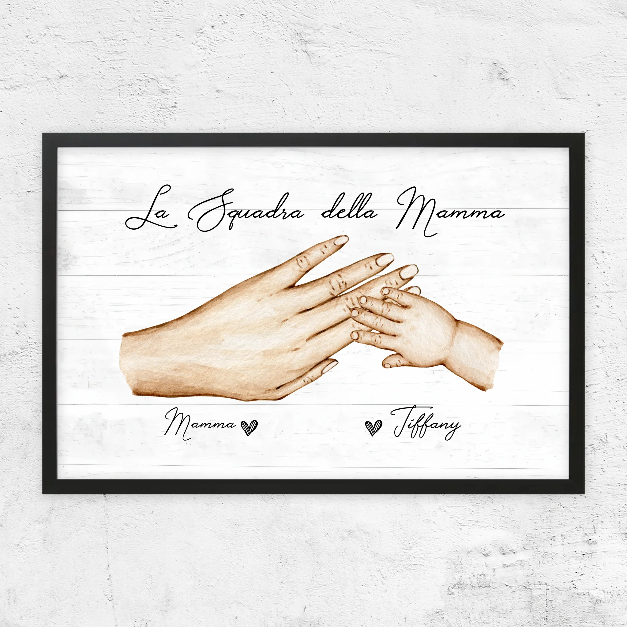 Poster personalizzato "La squadra di mamma"