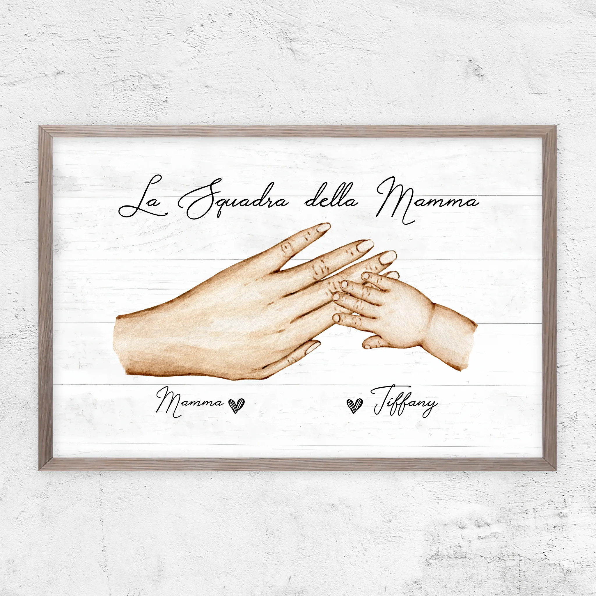 Poster personalizzato "La squadra di mamma"