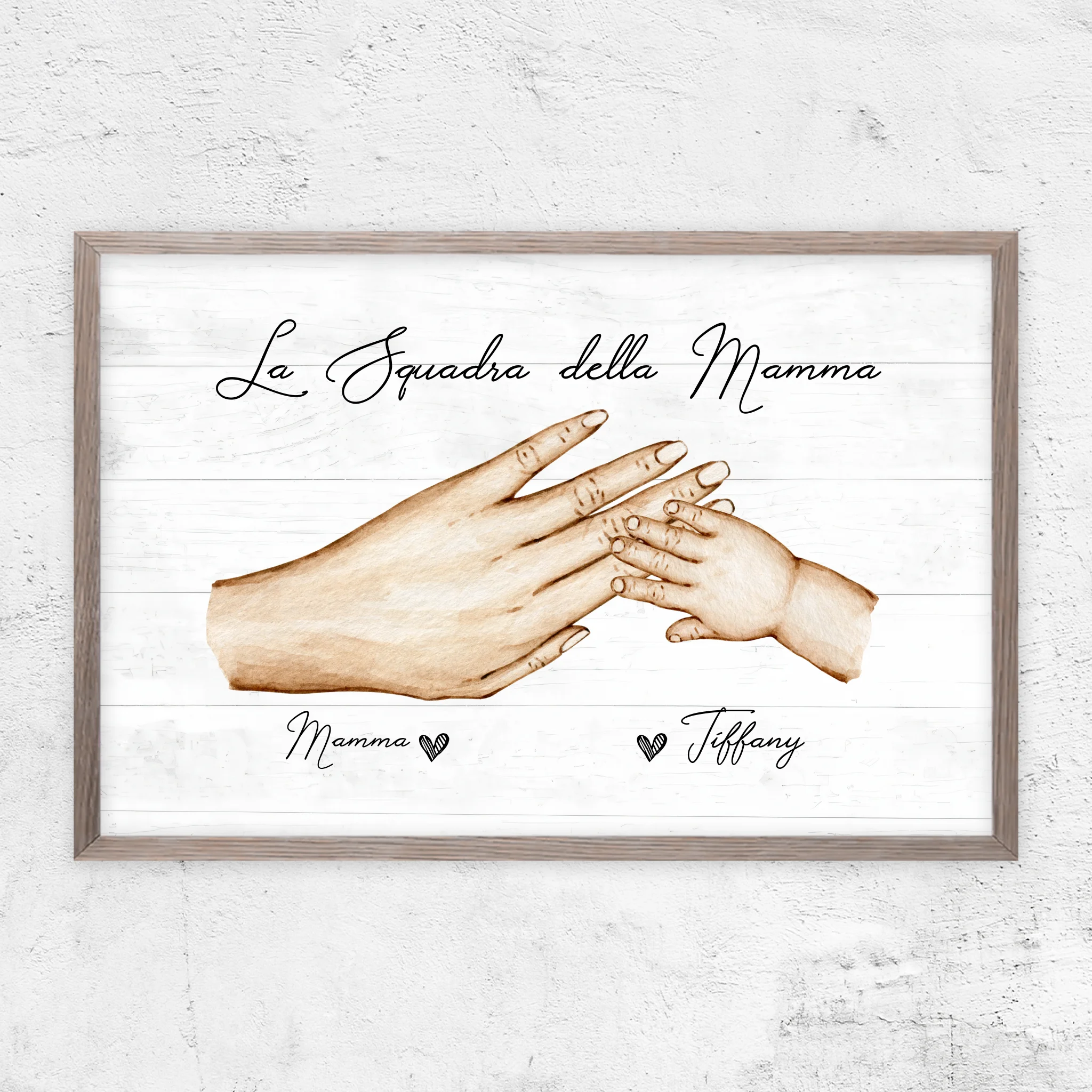 Poster personalizzato "La squadra di mamma"