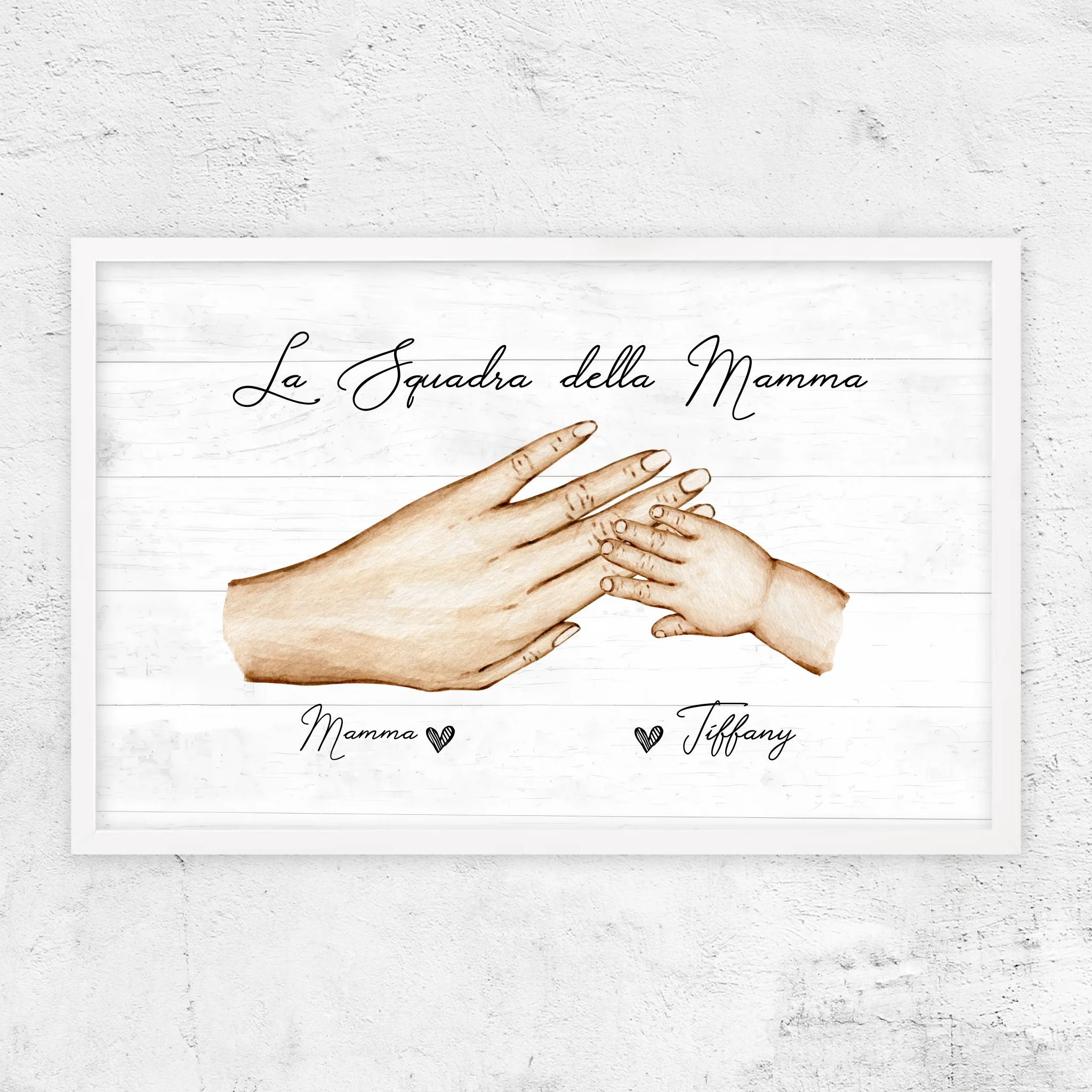 Poster personalizzato "La squadra di mamma"