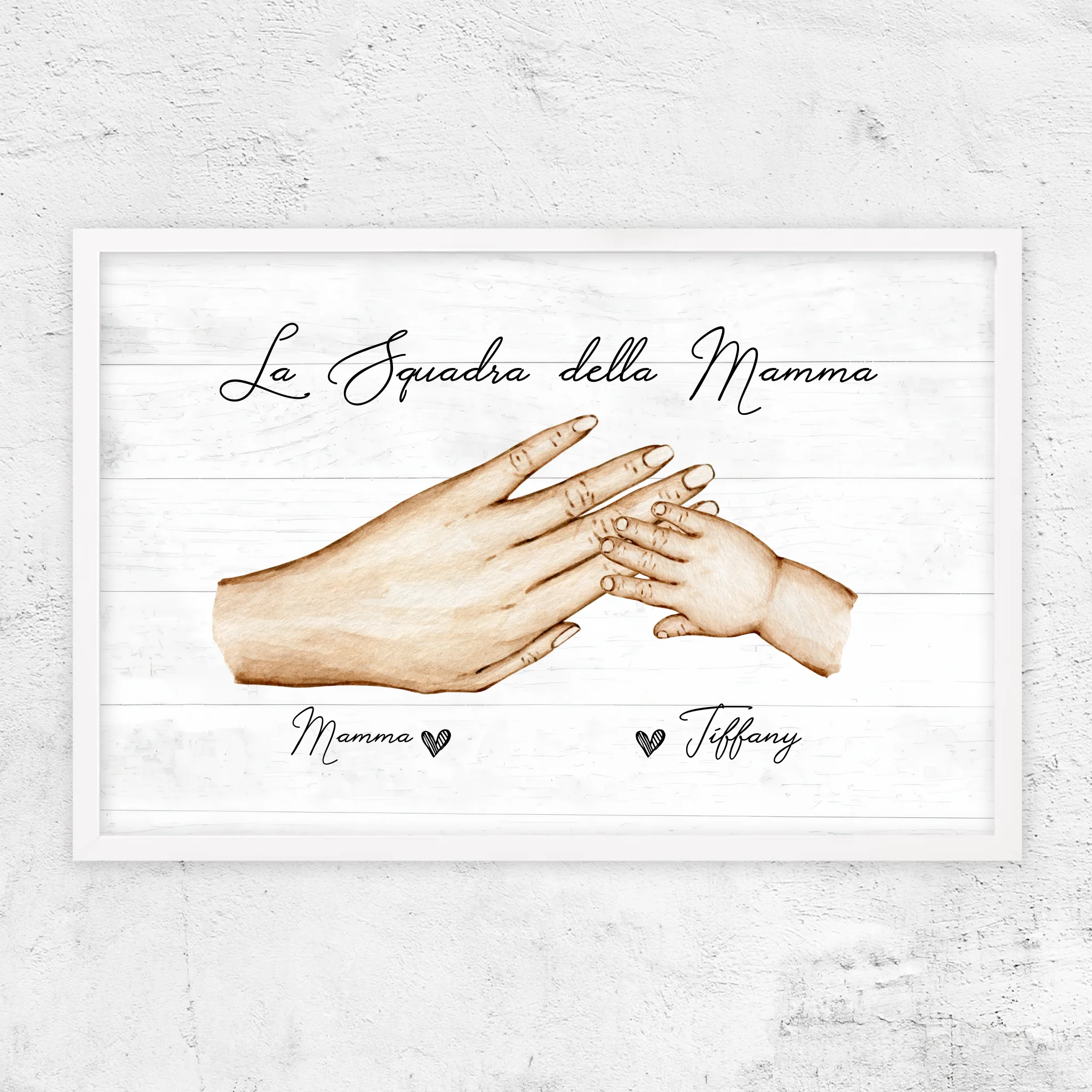 Poster personalizzato "La squadra di mamma"