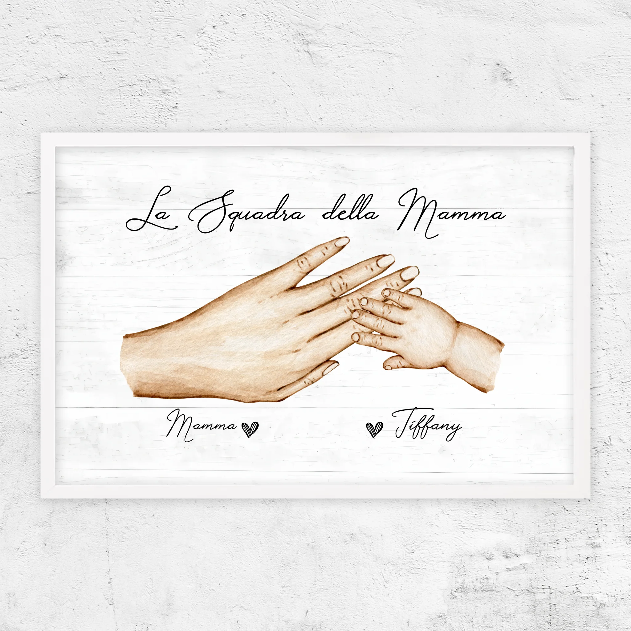 Poster personalizzato "La squadra di mamma"